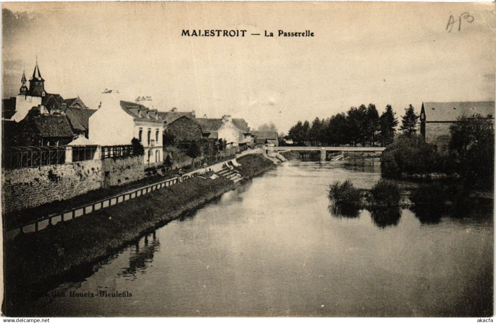 CPA MALESTROIT - La Passerelle (431233)