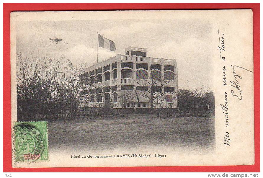 CPA: Mali - Kayes - Hotel du Gouvernement