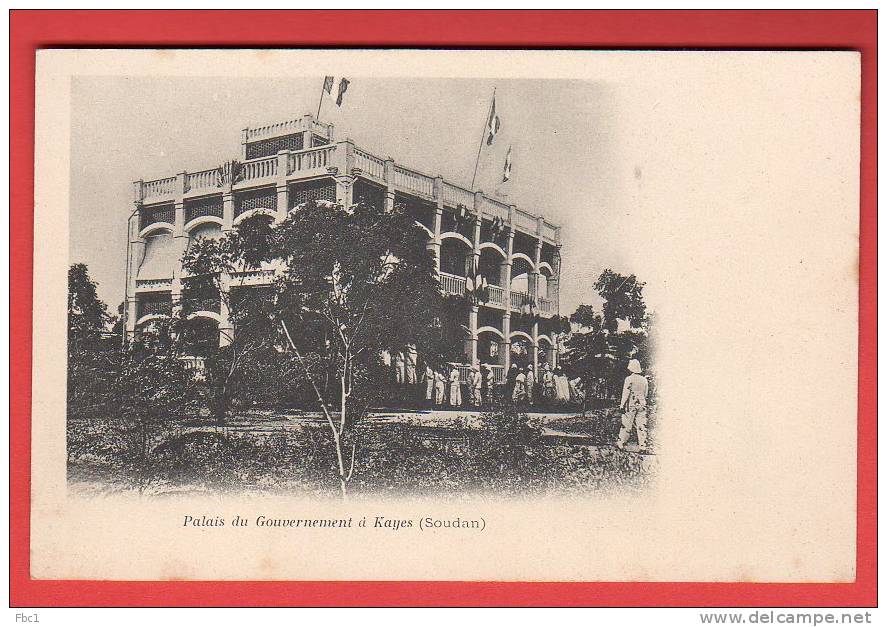 CPA: Mali (Soudan Français) Palais du gouvernement à Kayes