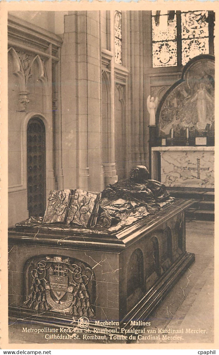 CPA Malines Cathedrale Rombaut