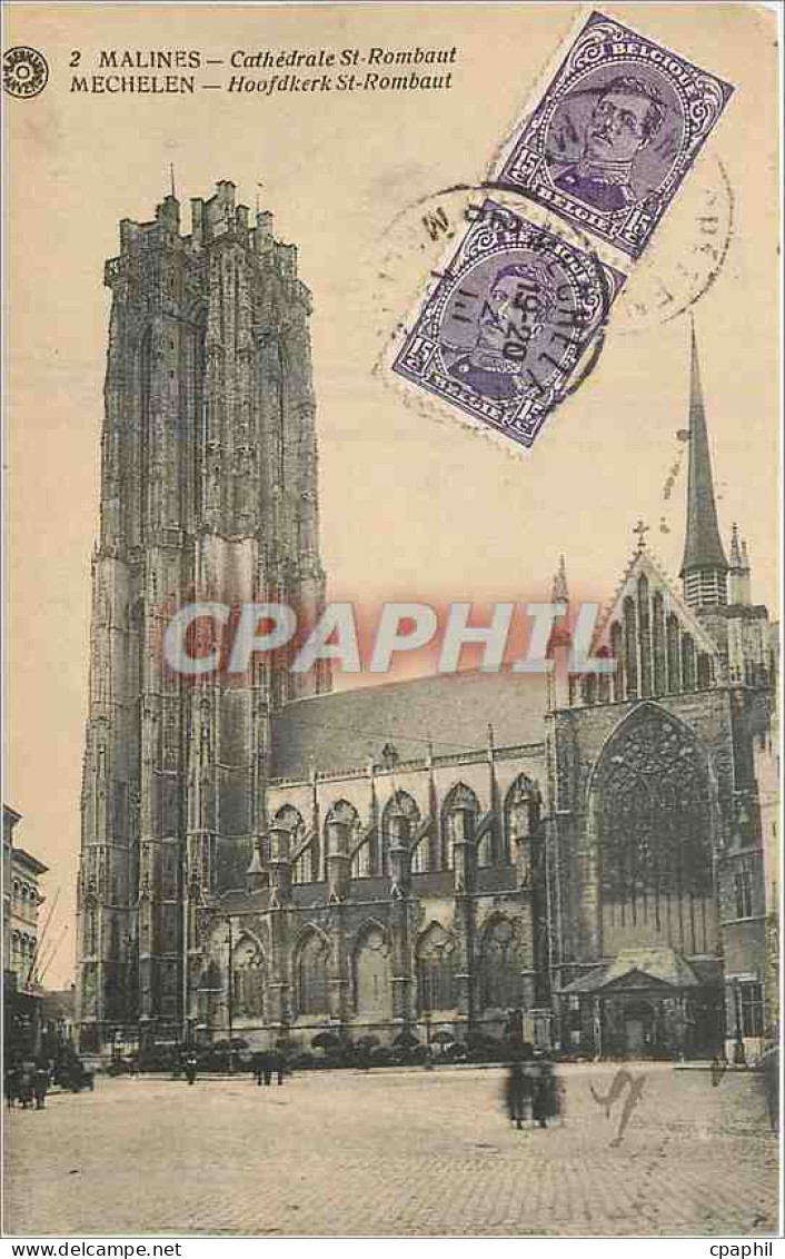 CPA Malines Cathedrale St Rombaut