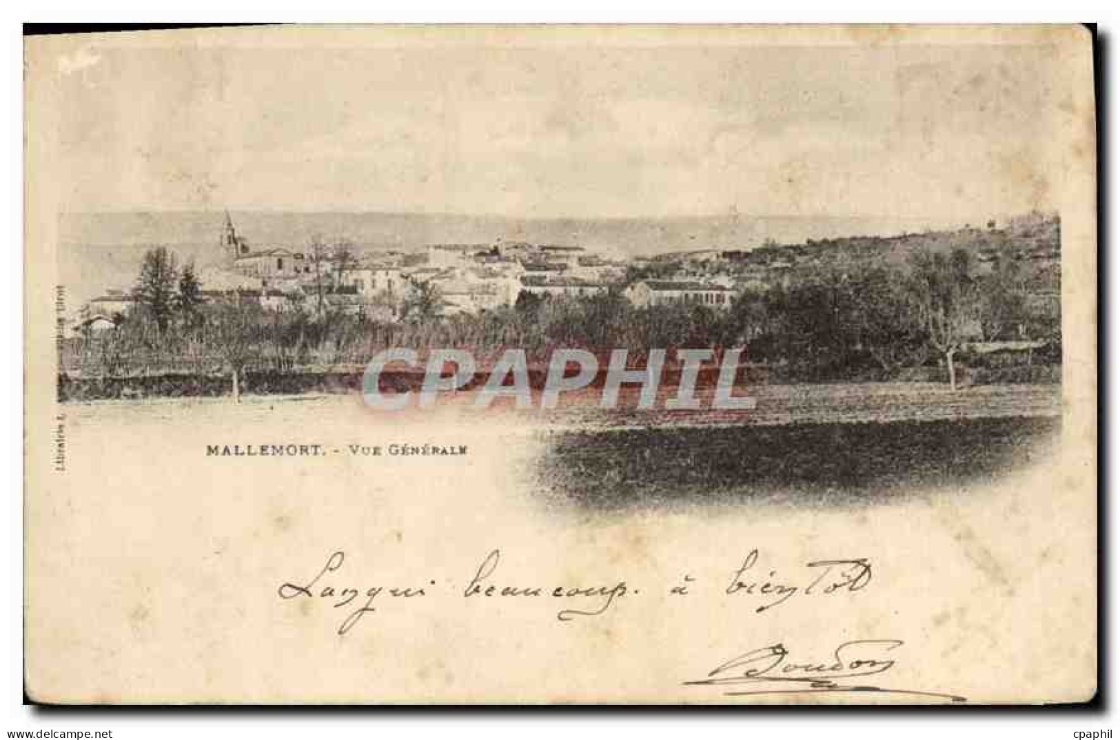 CPA Mallemort vue generale