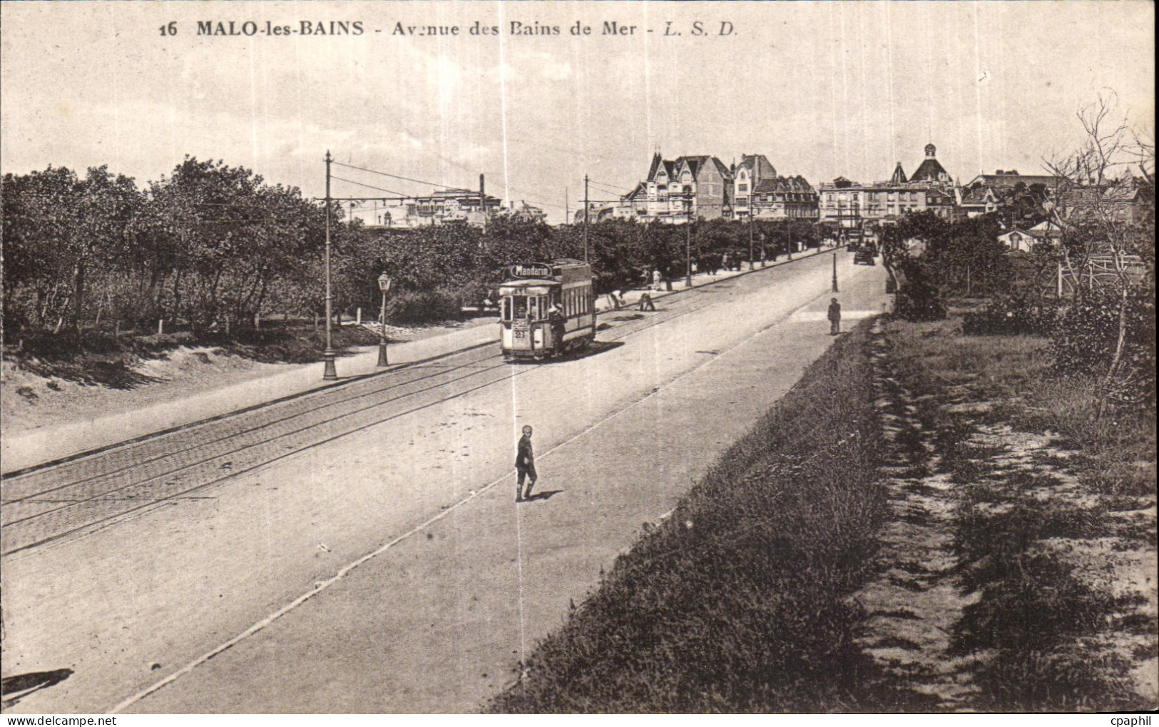 CPA Malo les Bains Avenue des Bains de Mer
