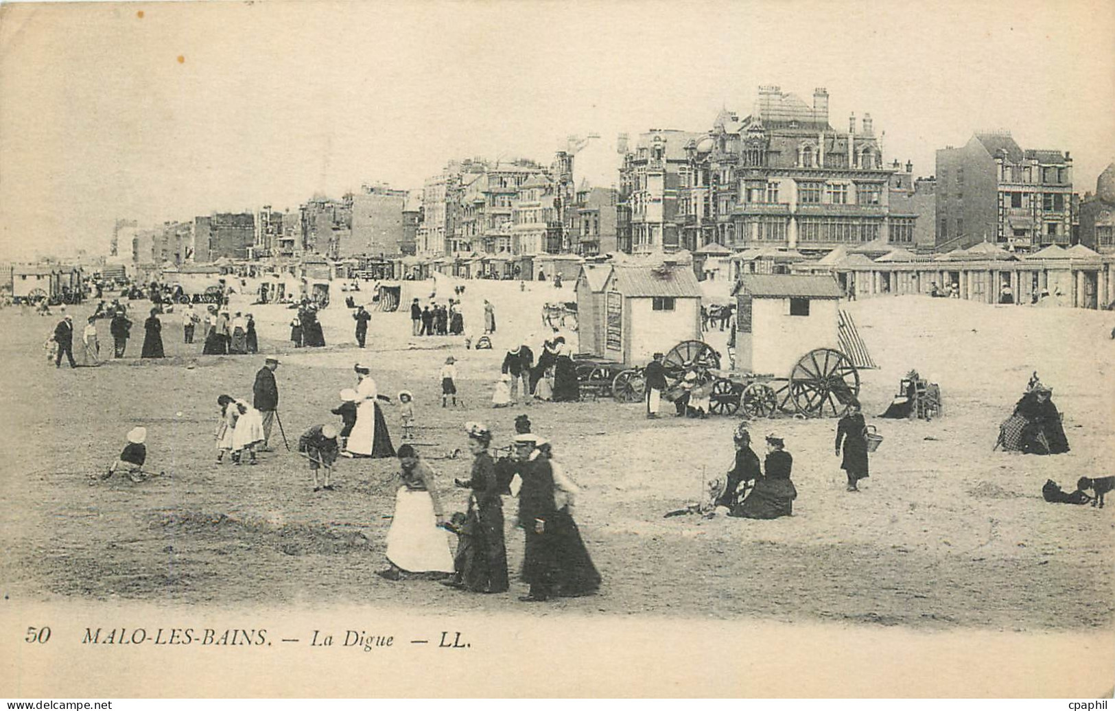 CPA Malo les Bains La Digue