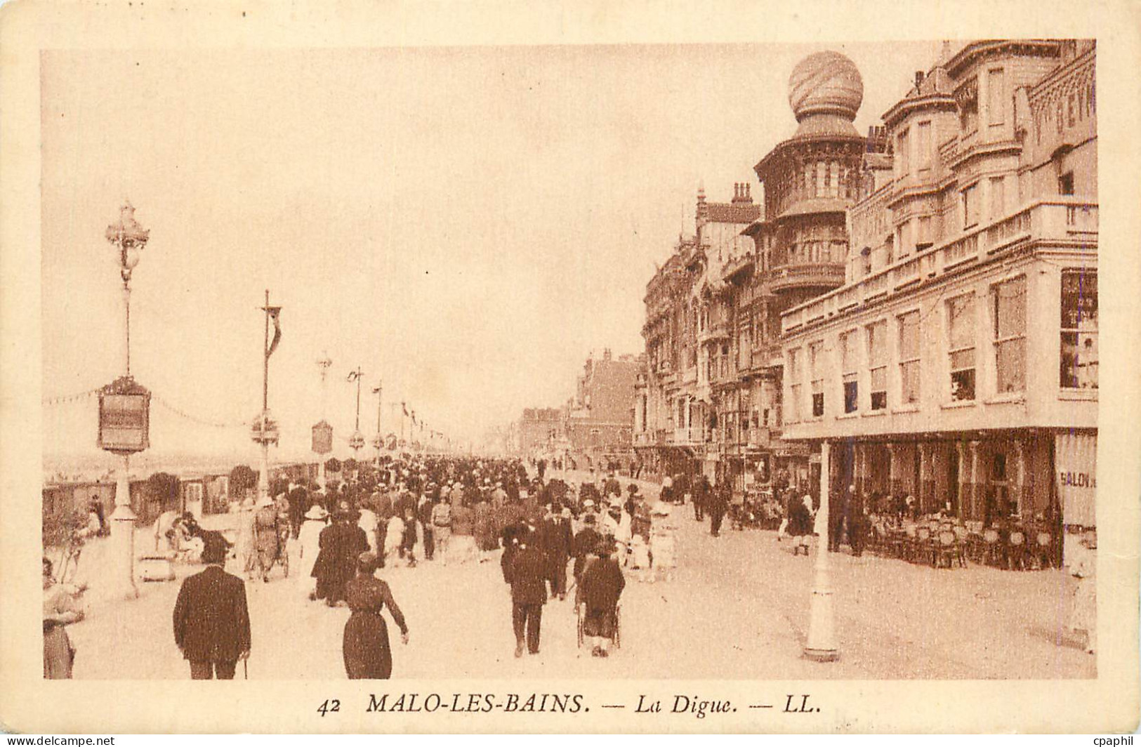 CPA Malo les Bains La Digue