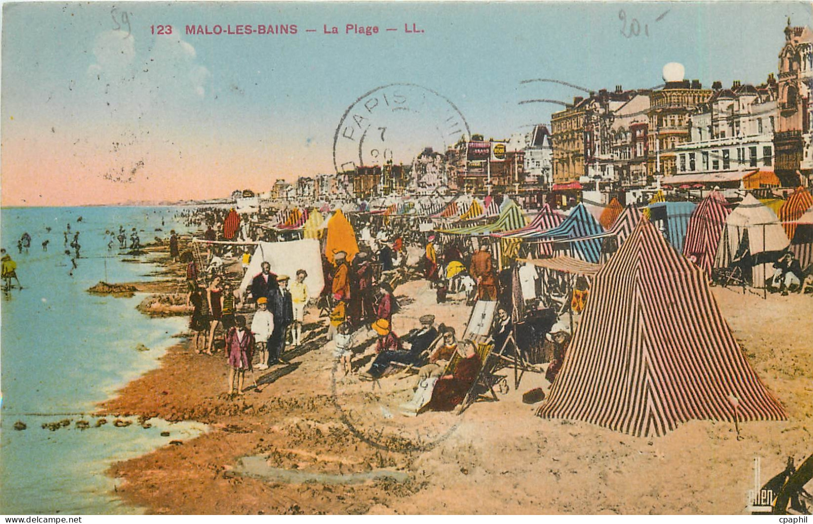 CPA Malo les Bains La Plage