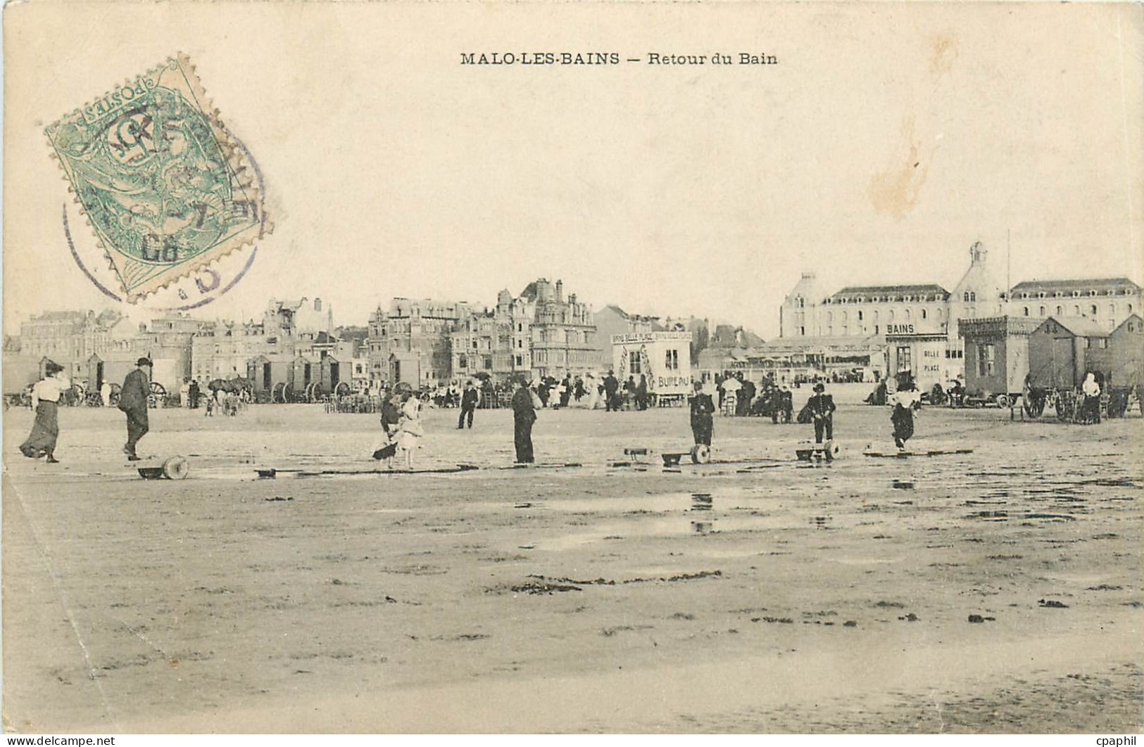 CPA Malo les Bains Retour du Bain