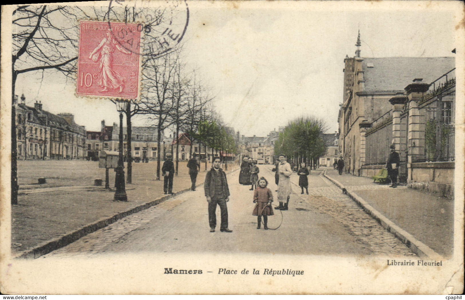 CPA Mamers Place De La Republique