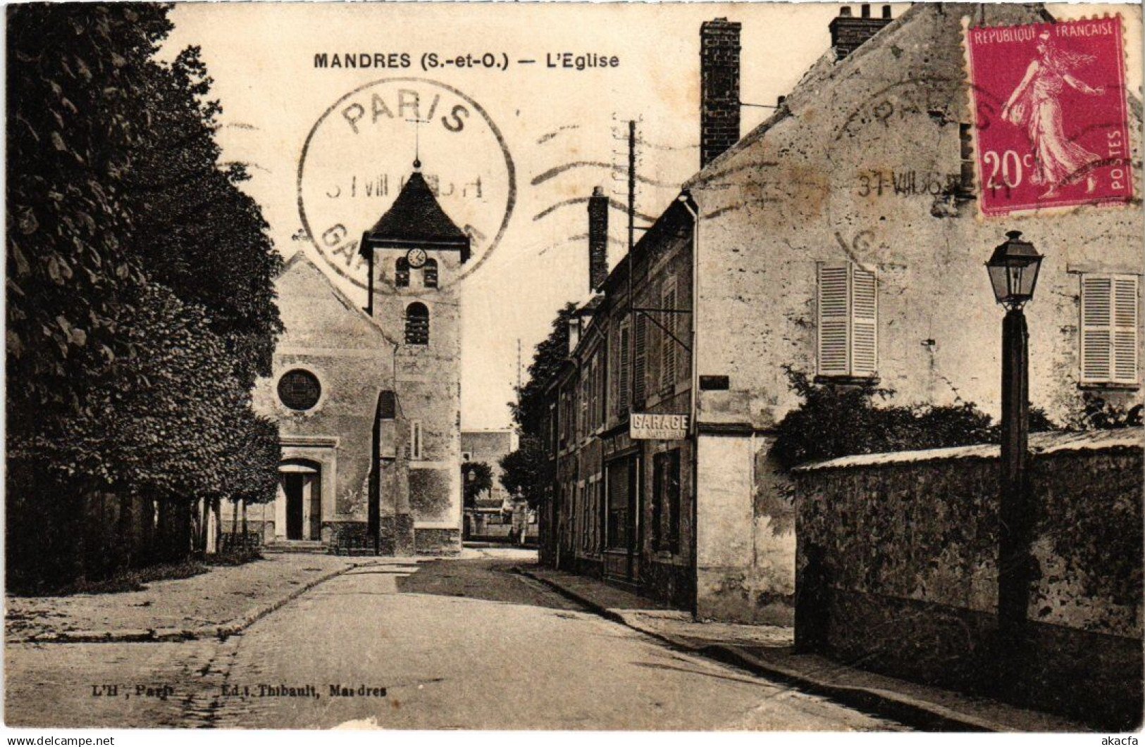 CPA MANDRES-les-ROSES Eglise (1352642)