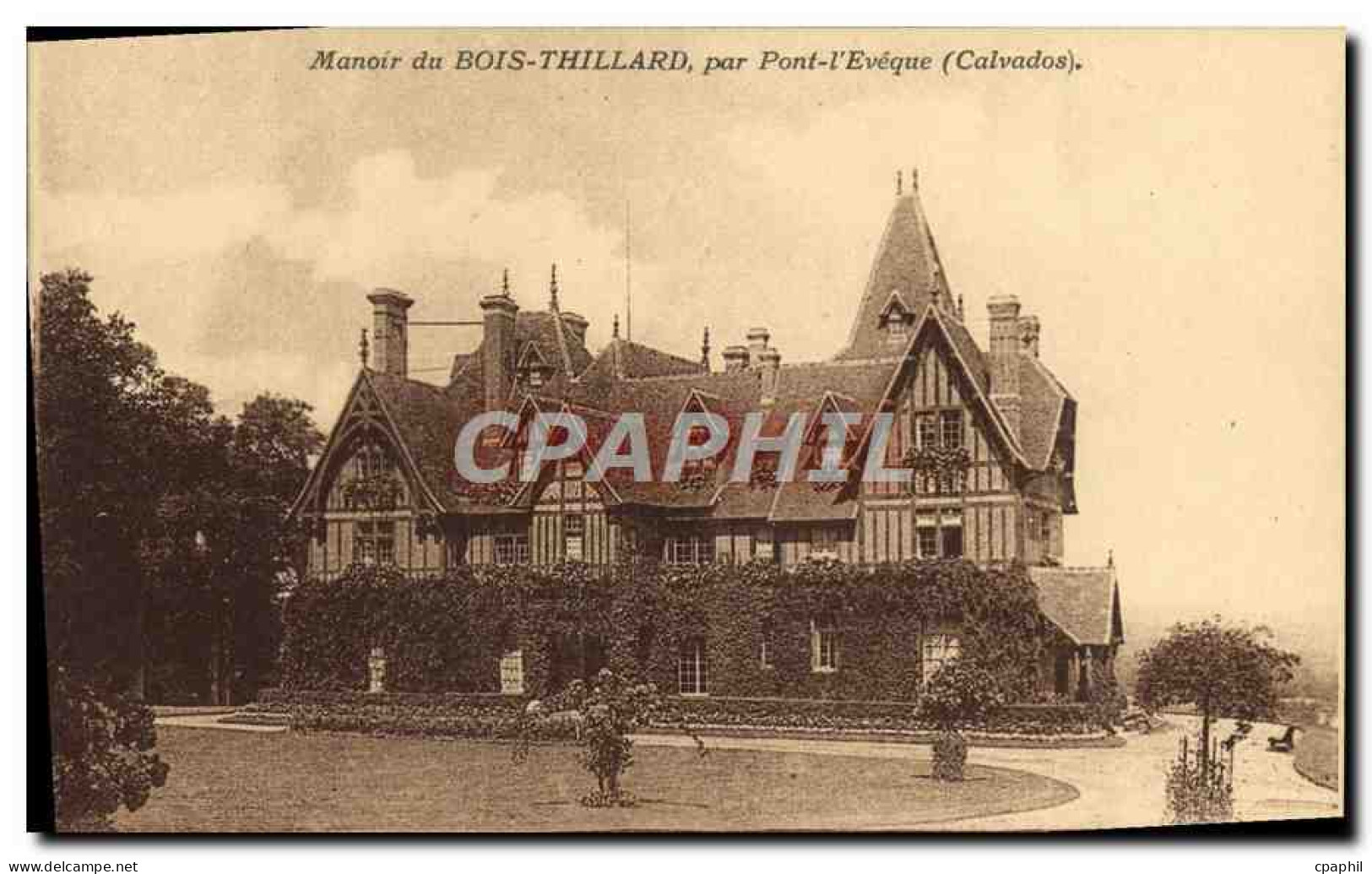 CPA Manoir du Bois Thillard Par Pont L'Eveque