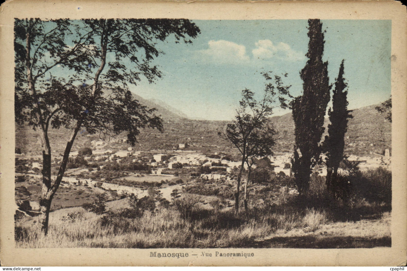 CPA Manosque Vue Panoramique