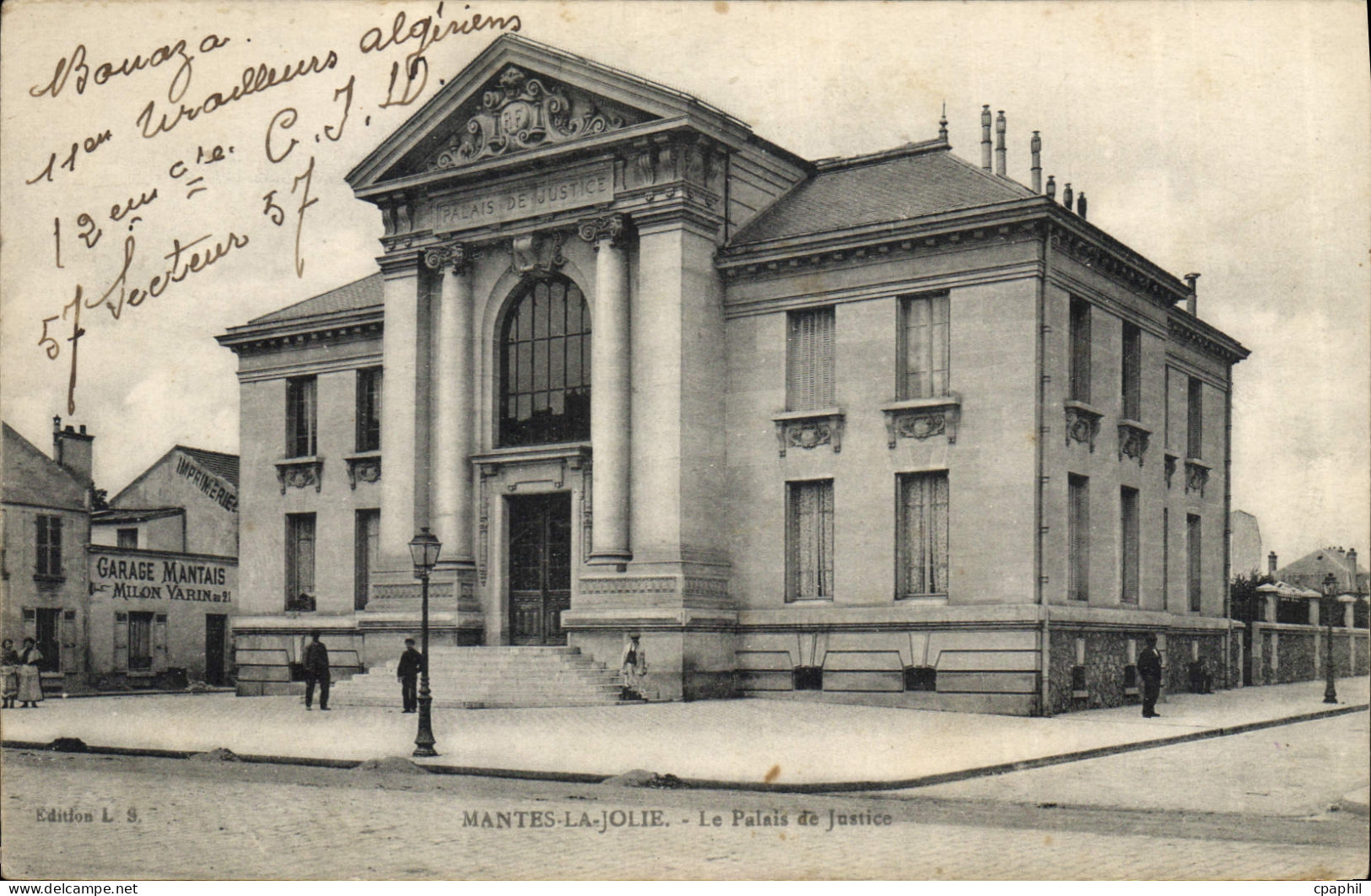 CPA Mantes la Jolie le palais de justice