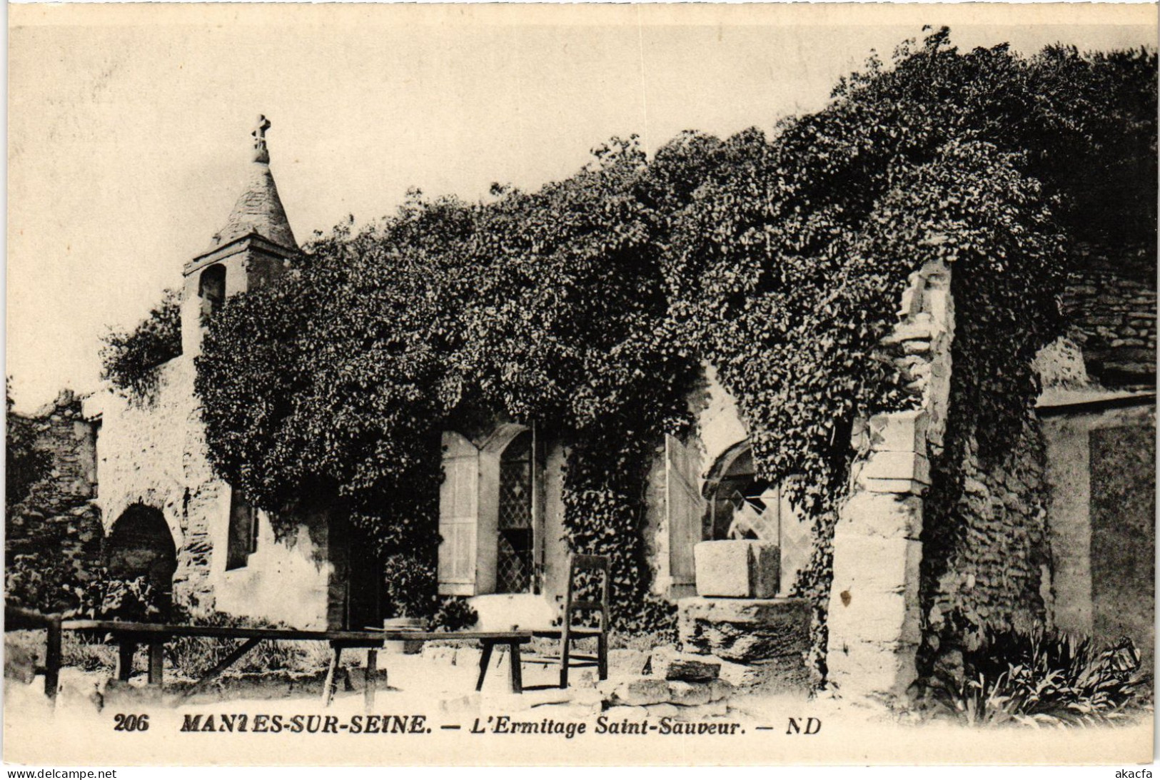 CPA MANTES-la-JOLIE MANTES-sur-SEINE - Ermitage St-Sauveur (1411532)