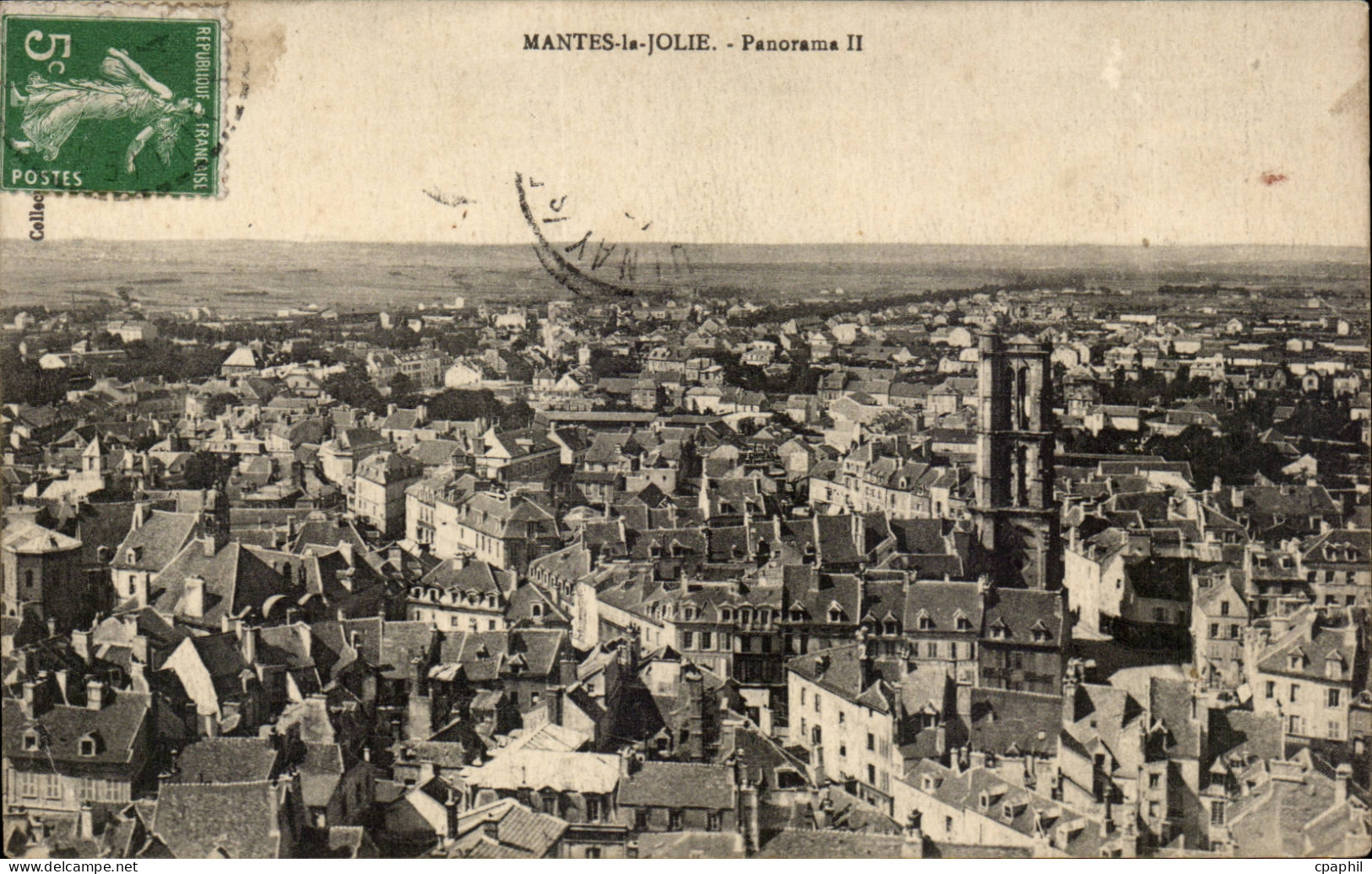 CPA Mantes la jolie Panorama