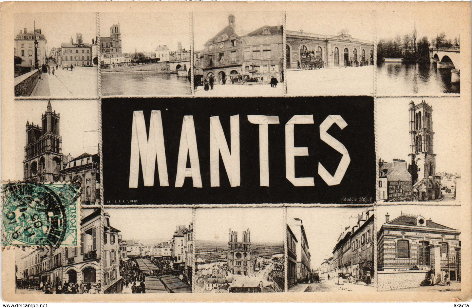 CPA MANTES-la-JOLIE Scenes (1412171)