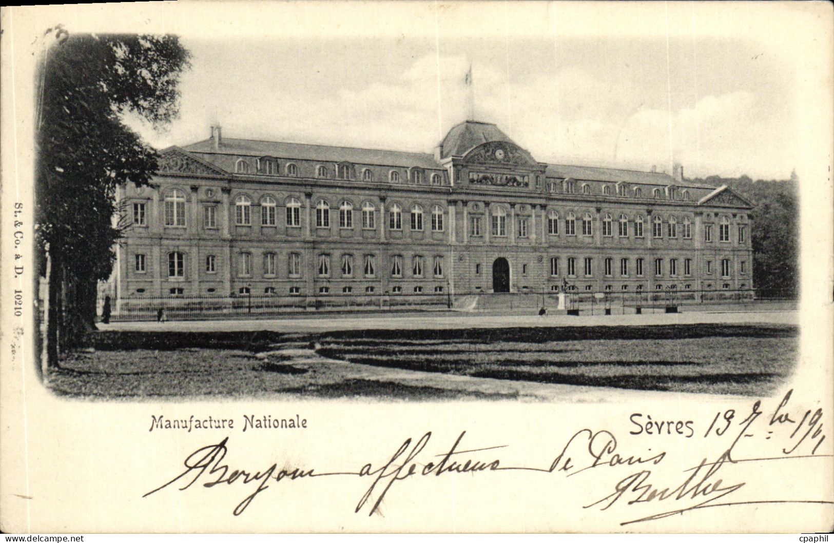 CPA Manufacture Nationale Sevres