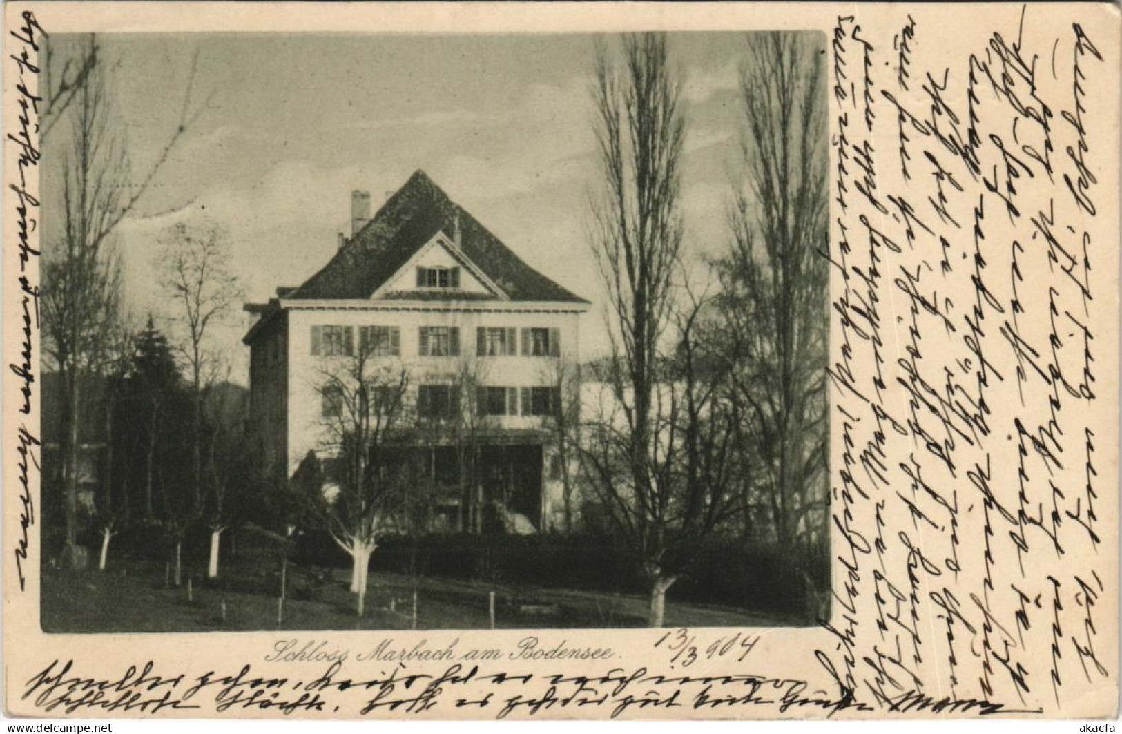 CPA Marbach Schloss GERMANY (1049564)