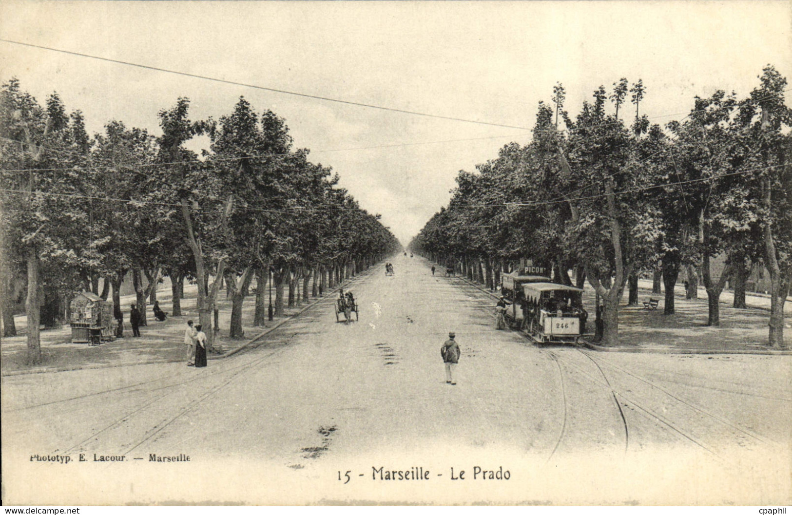 CPA Mareseille Le Prado