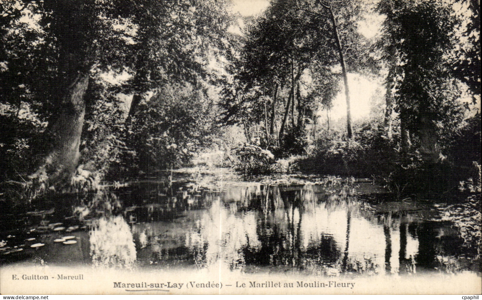 CPA Mareuil sur Lay Le marillet au moulin fleury