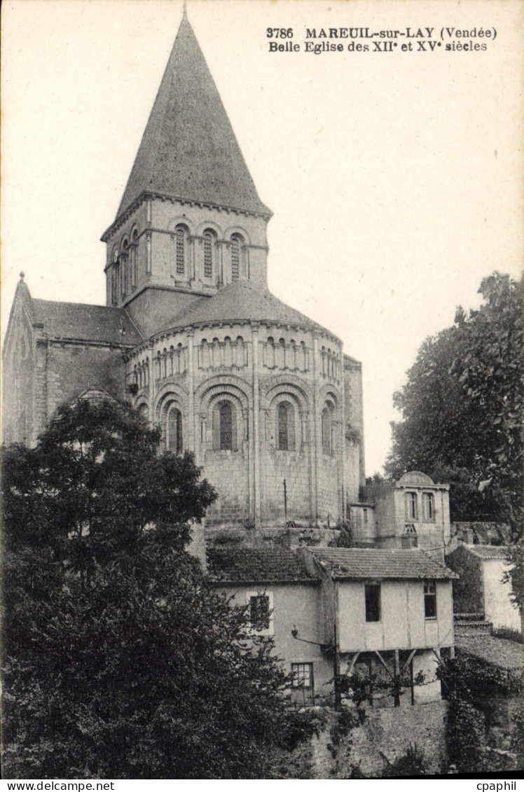CPA Mareuil sur Lay Vendee Belle Eglise