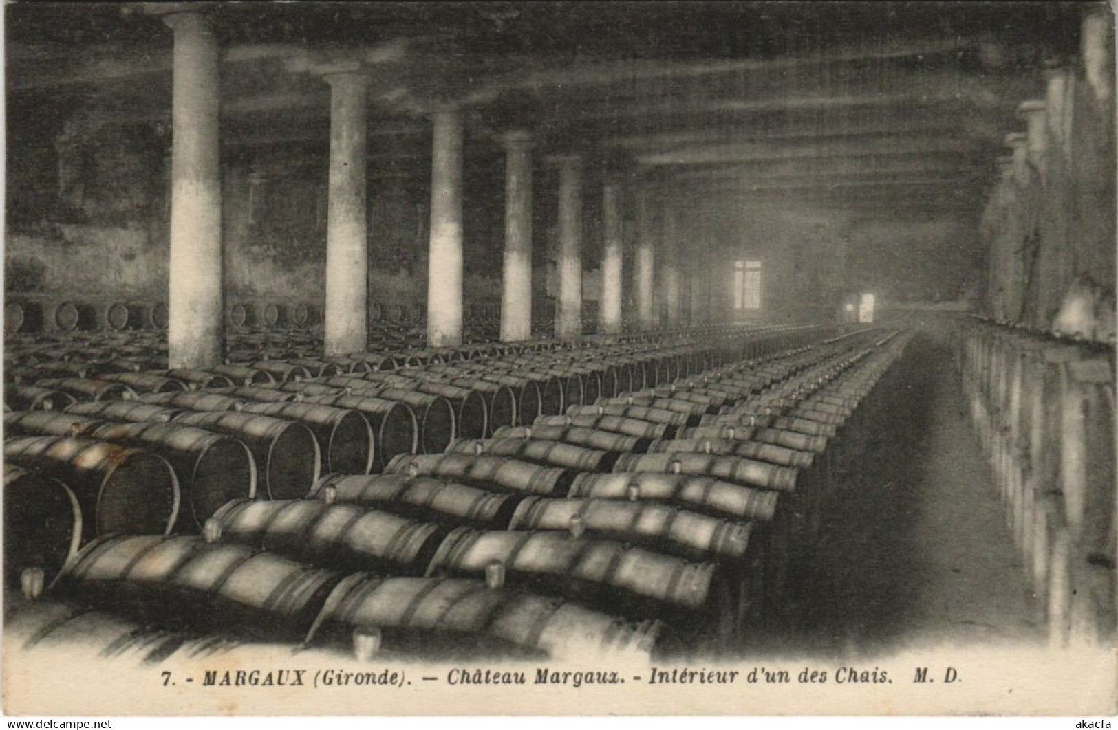 CPA MARGAUX-Chateau MARGAUX-Intérieur d'un des Chais (28537)