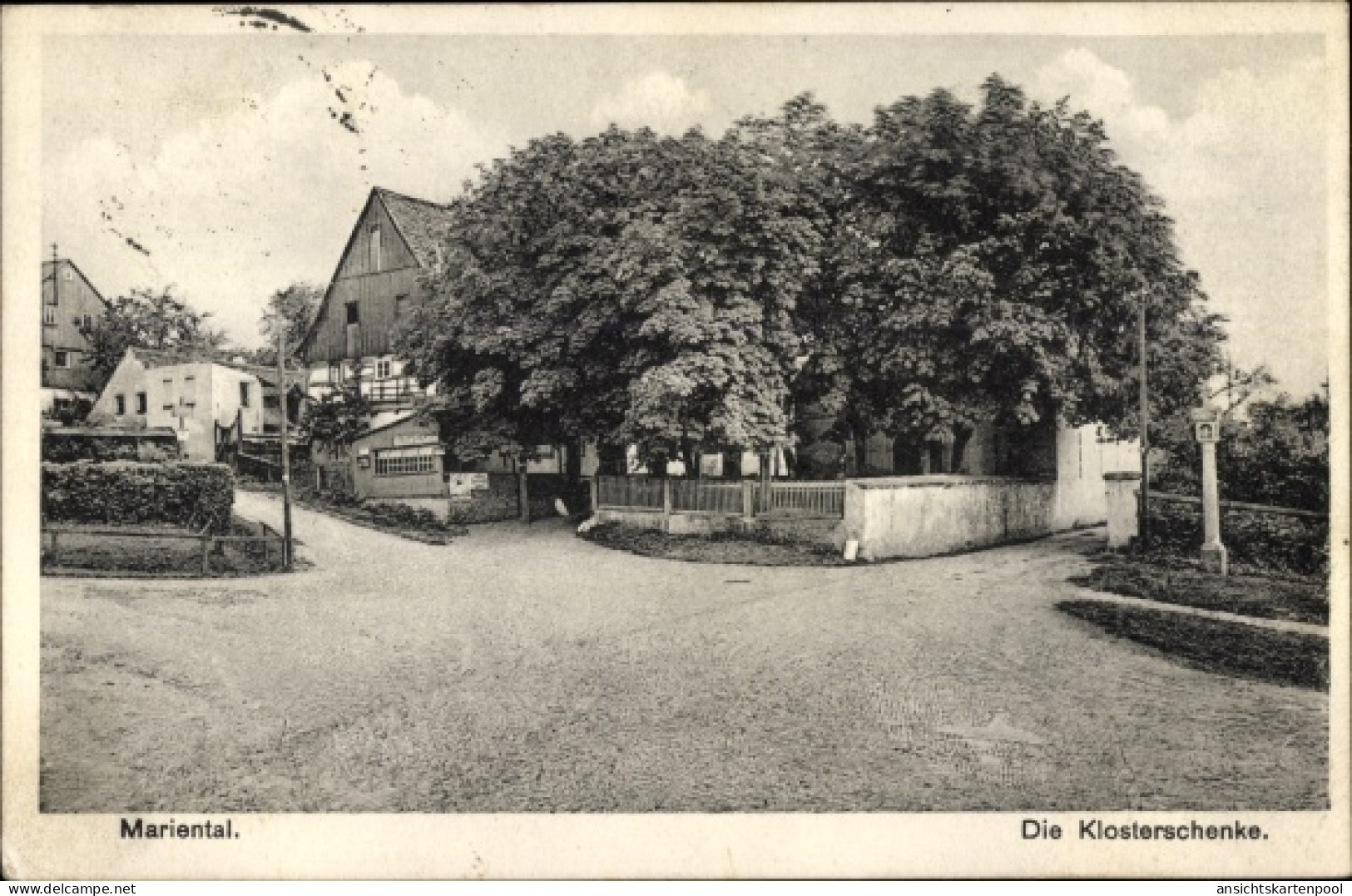 CPA Marienthal Ostritz in der Oberlausitz, Partie an der Klosterschenke