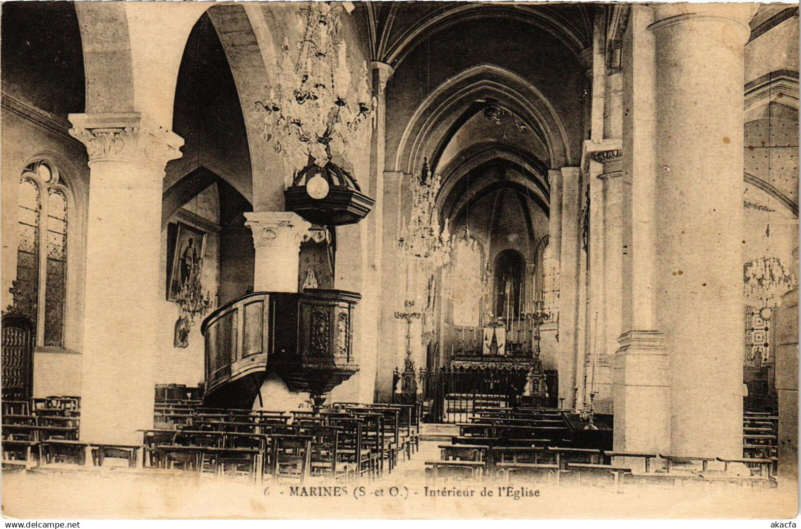 CPA Marines Interieur d'Eglise (1318229)