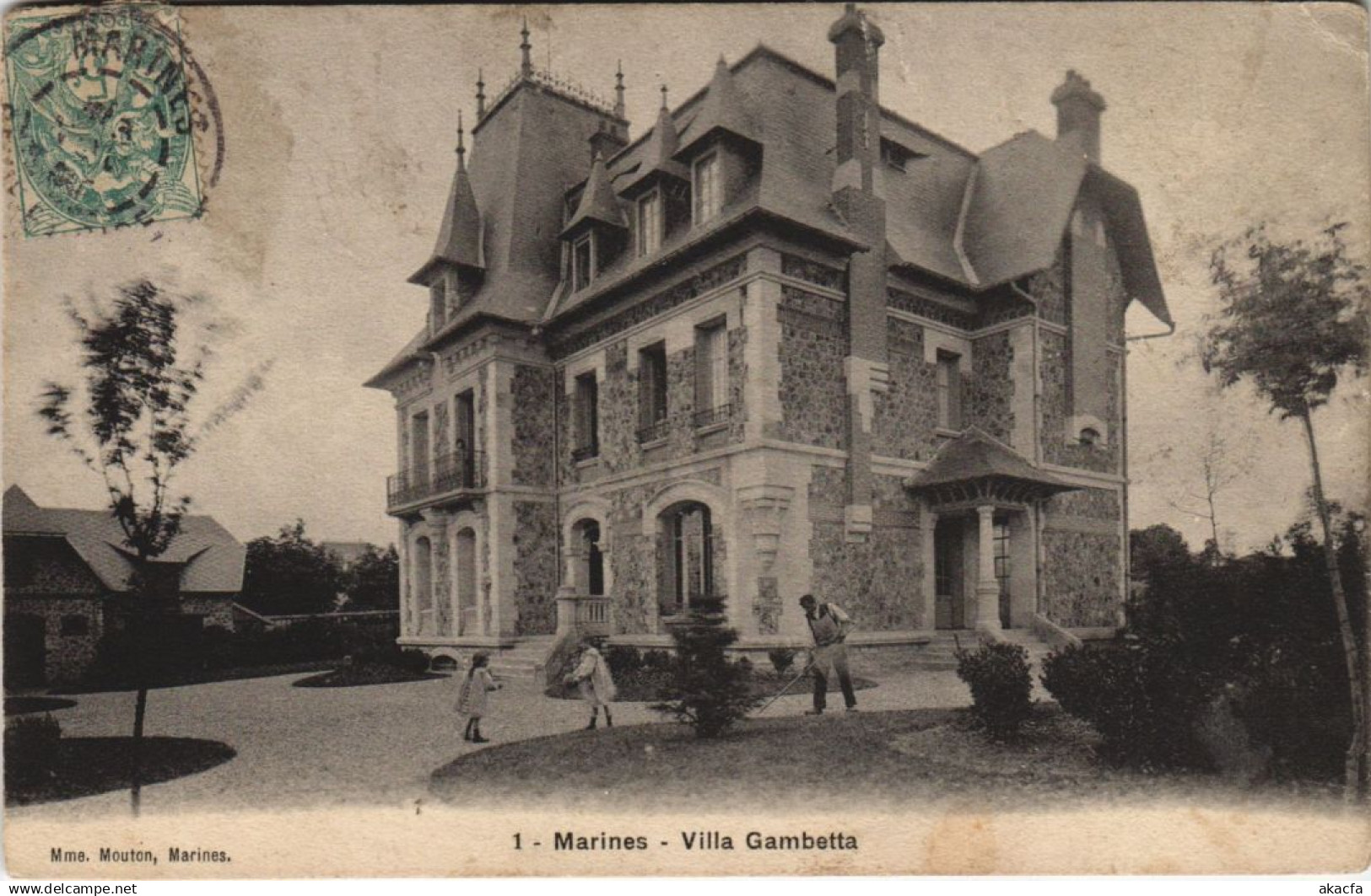 CPA MARINES - Villa Gambetta (44940)