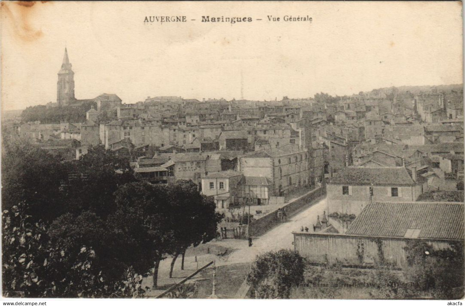 CPA MARINGUES Vue Generale (1255619)