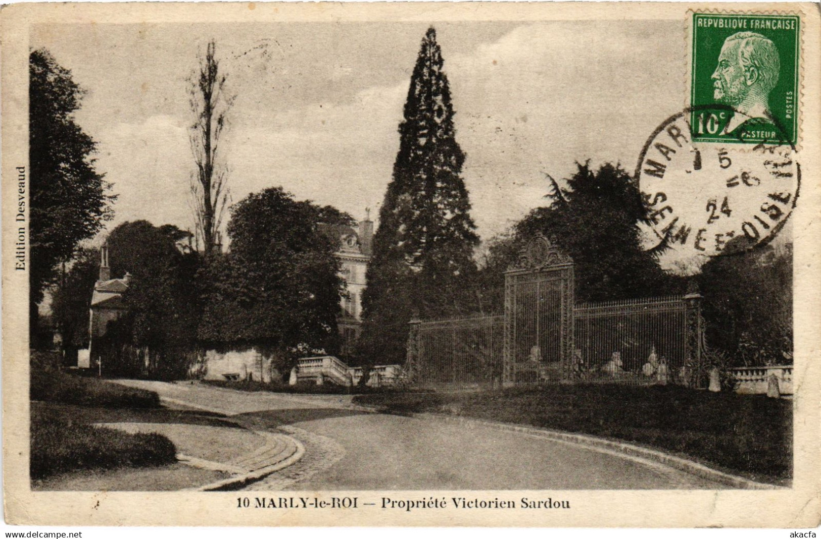 CPA Marly le Roi Propriete Victorien Sardou (1449543)