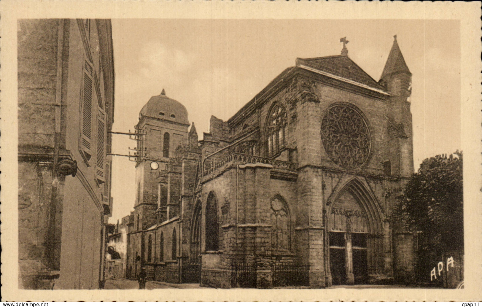 CPA Marmande L'eglise Notre Dame