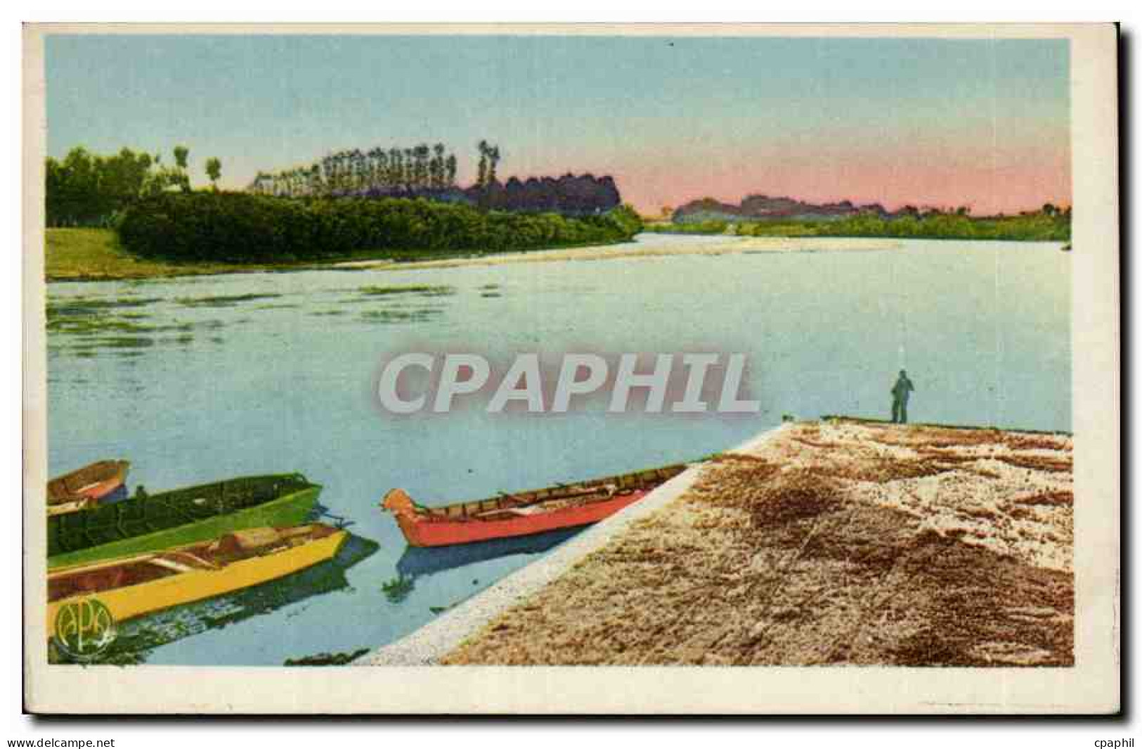CPA Marmande Les rives de la Garonne
