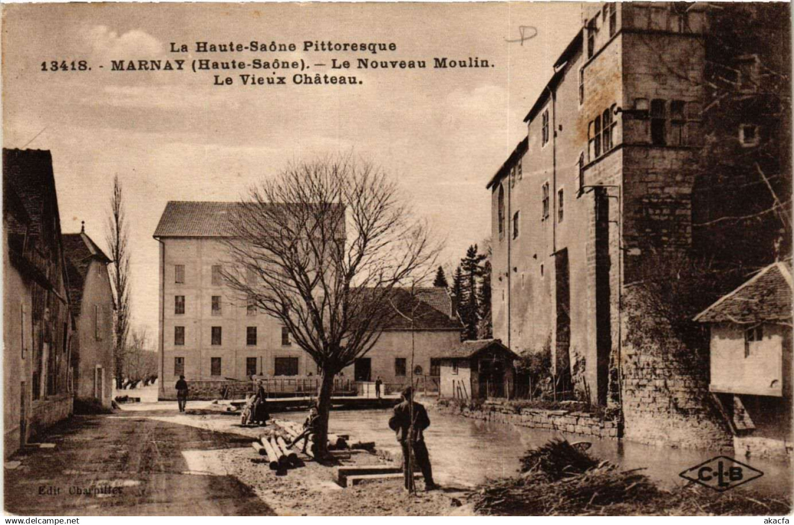 CPA MARNAY - Le Nouveau Moulin - Le Vieux Chateau (636635)