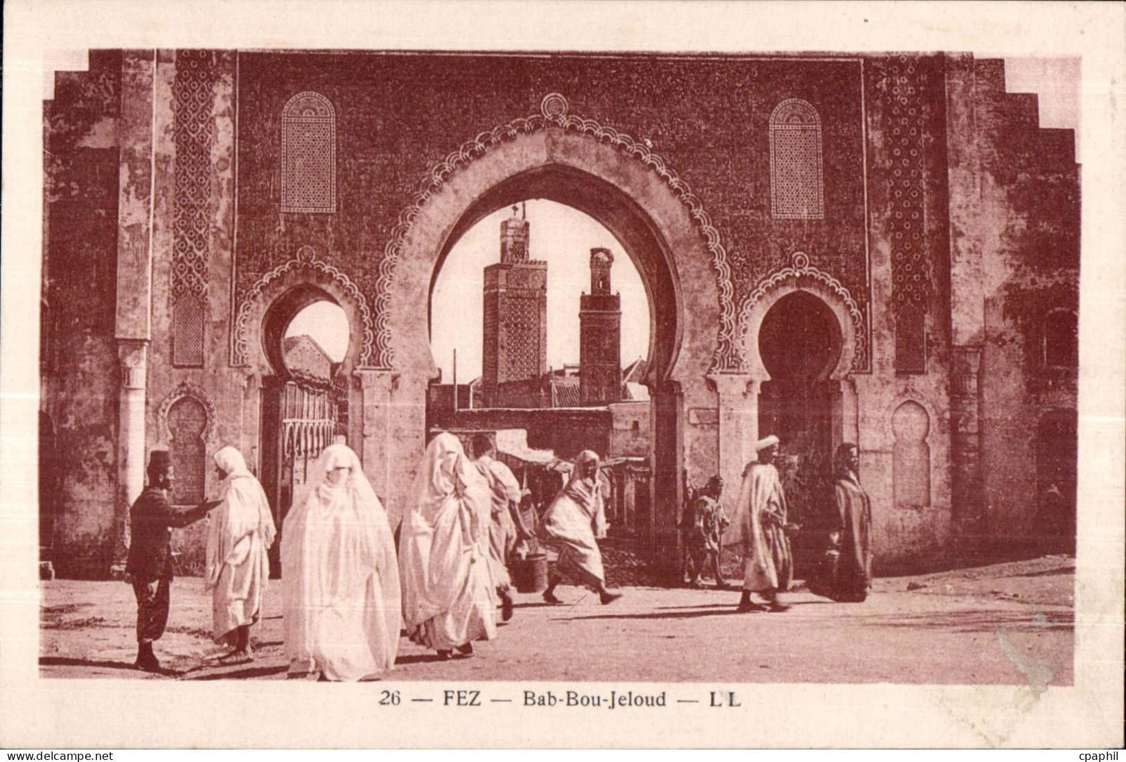 CPA Maroc Fez Bab Bou Jeloud