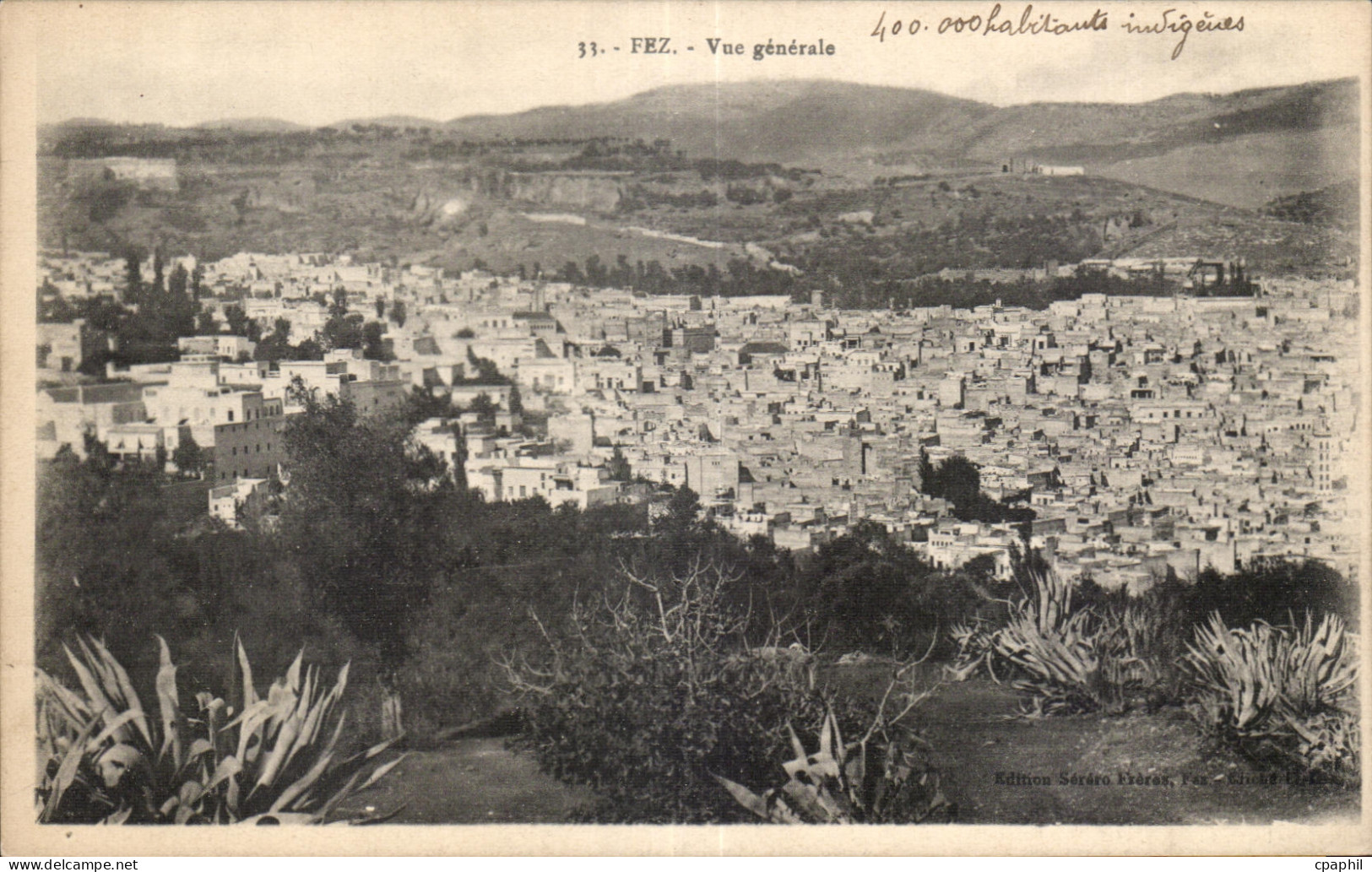 CPA Maroc Fez Vue generale