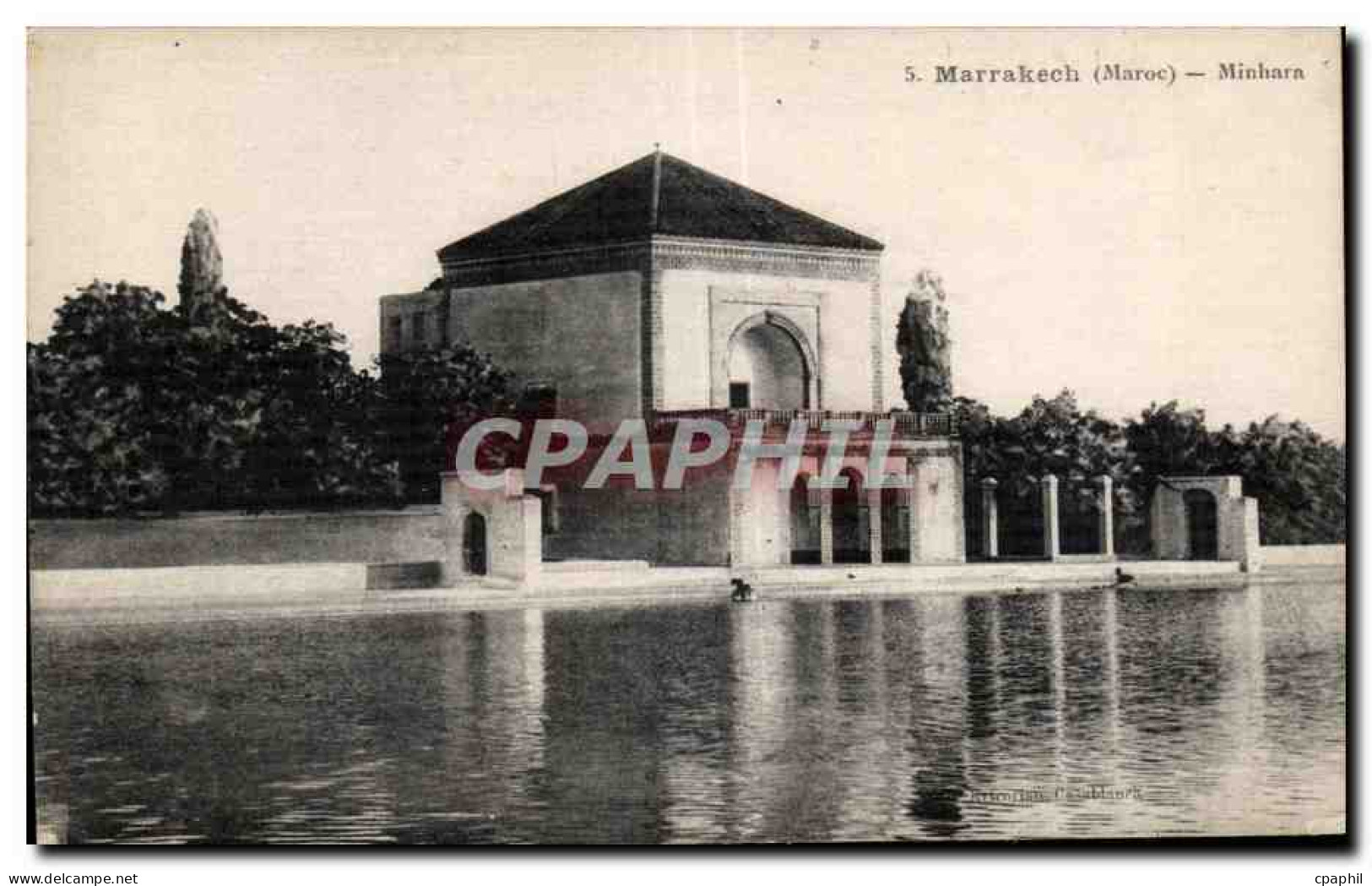 CPA Maroc Marrakech (maroc) Minhara