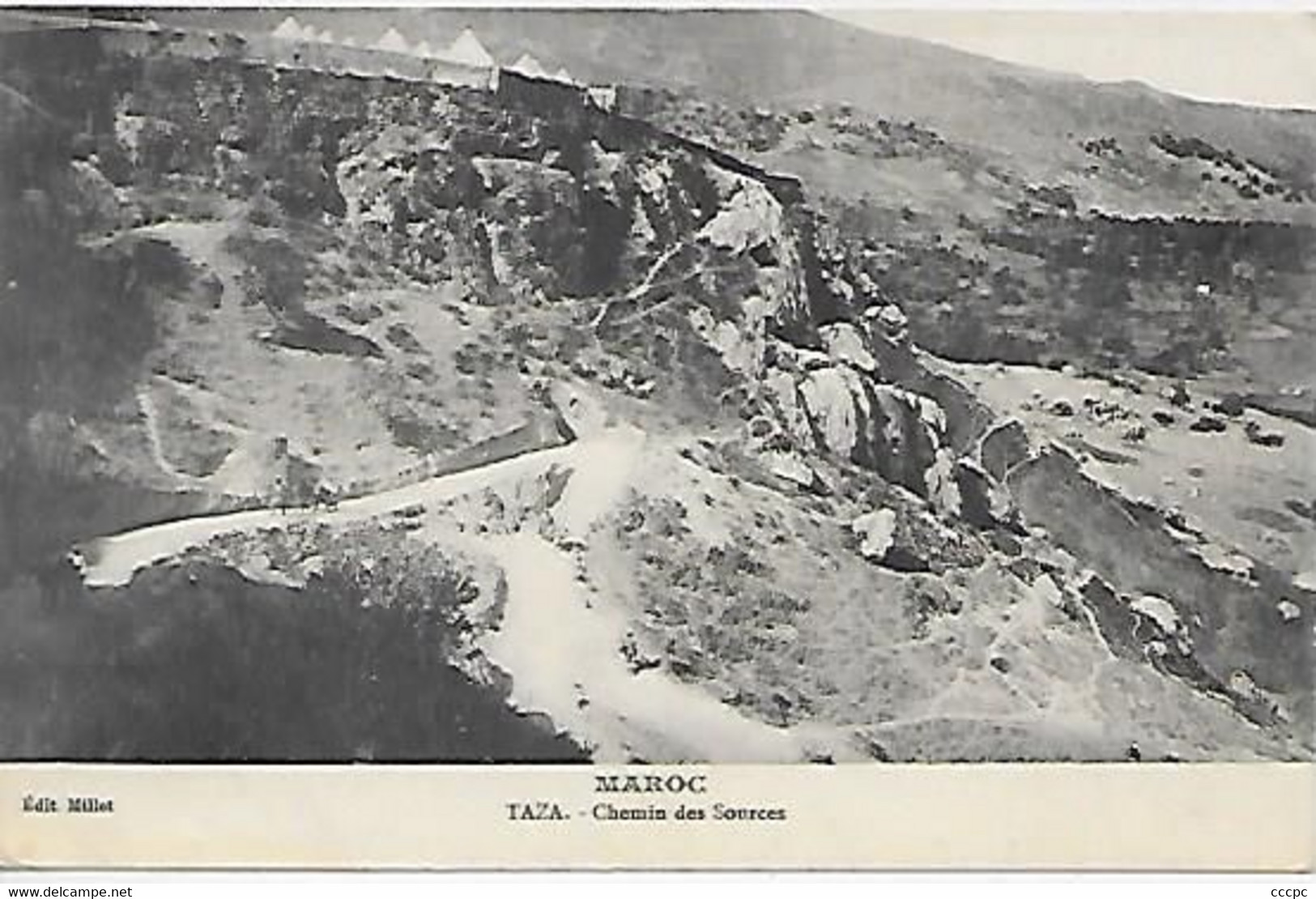 CPA Maroc Taza Chemin des Sources