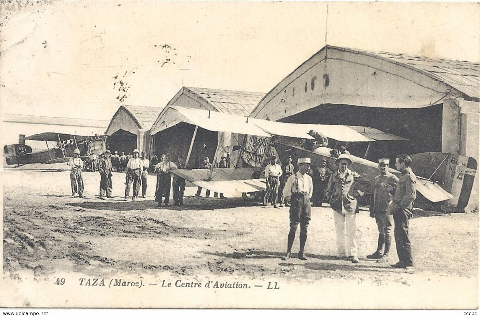 CPA Maroc Taza Le Centre d'Aviation