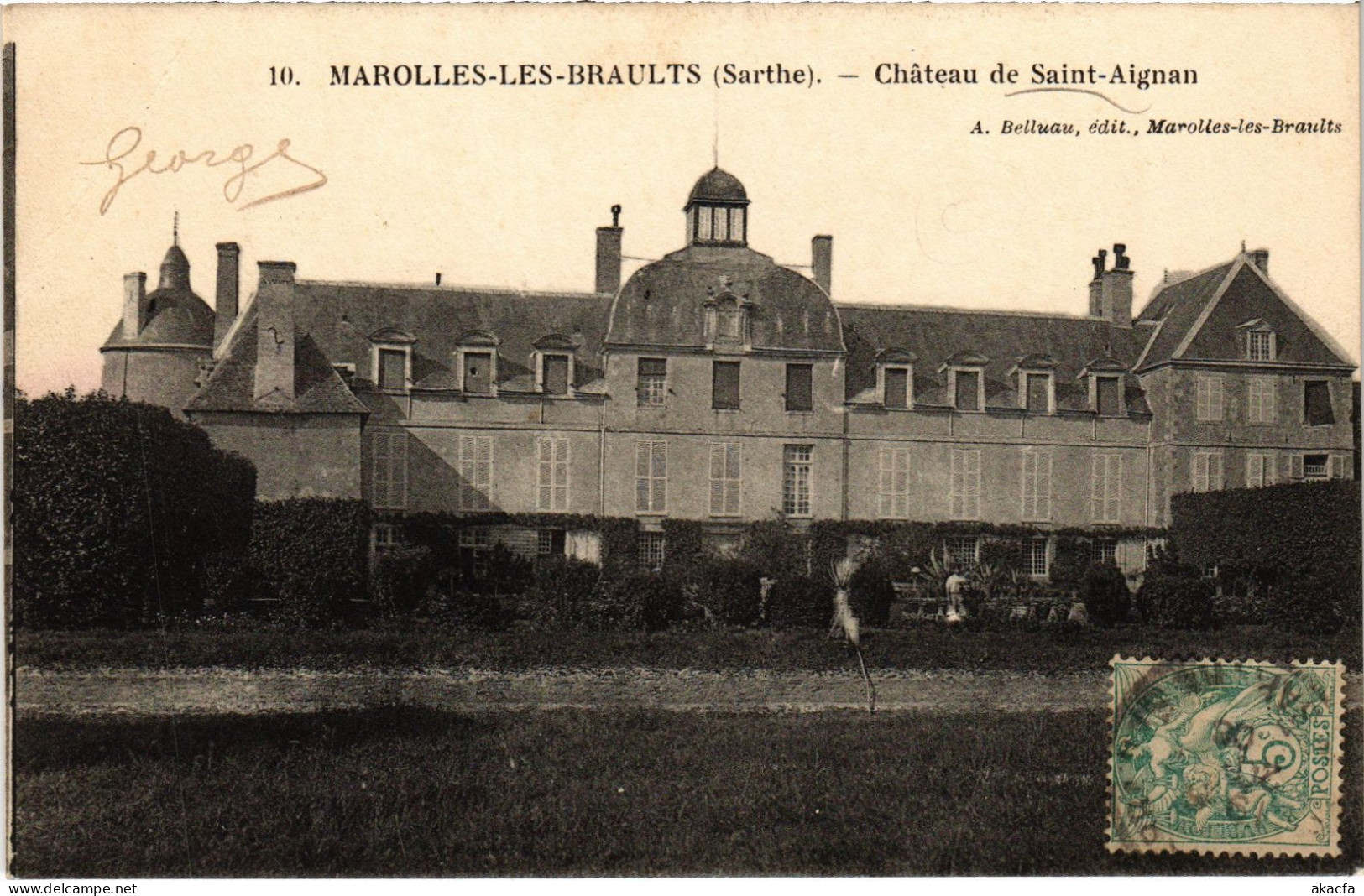 CPA Marolles-les-Braults Cahteau de Saint-Aignan FRANCE (1450903)