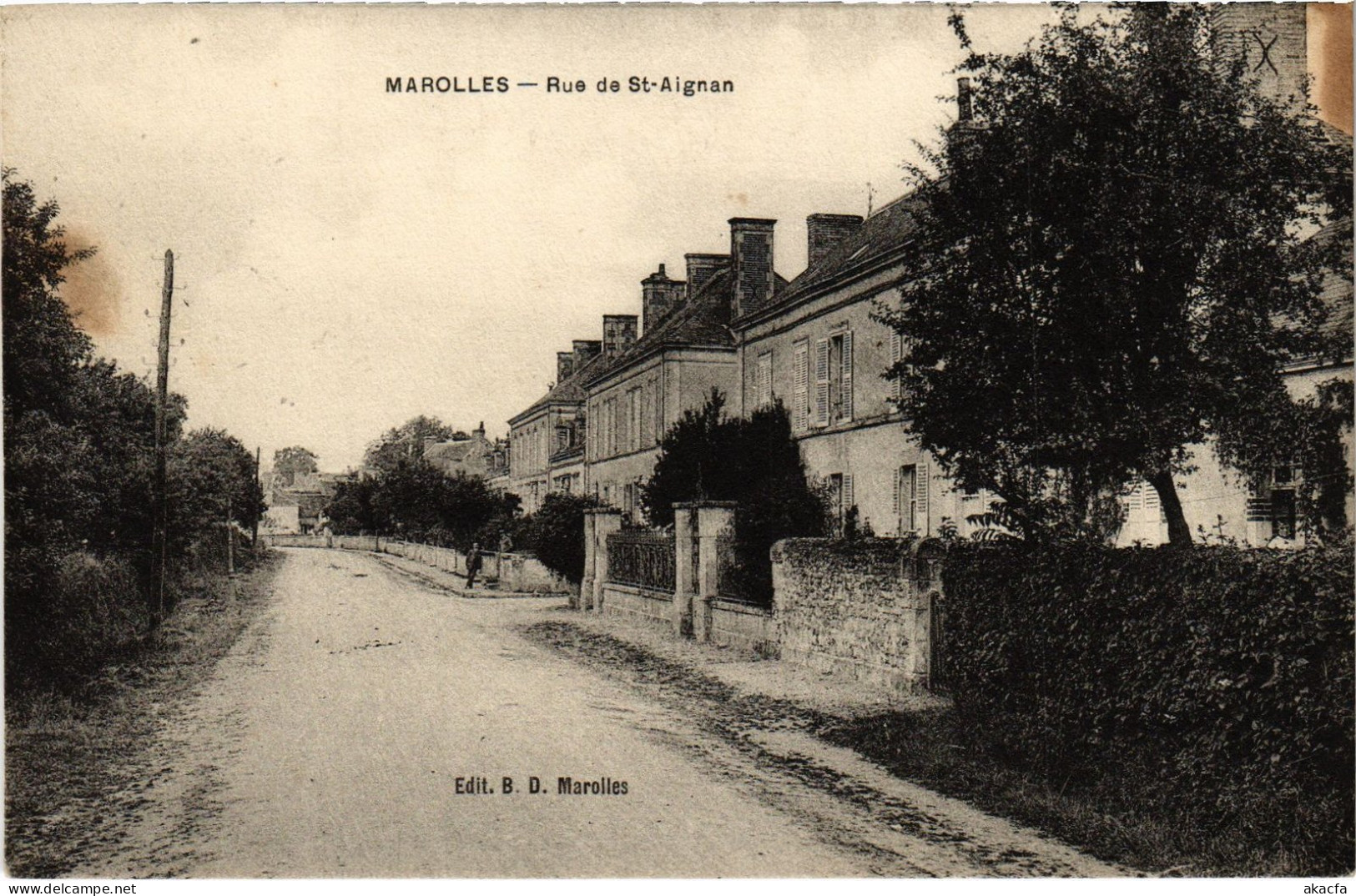 CPA Marolles Rue de St-Aignan FRANCE (1450875)