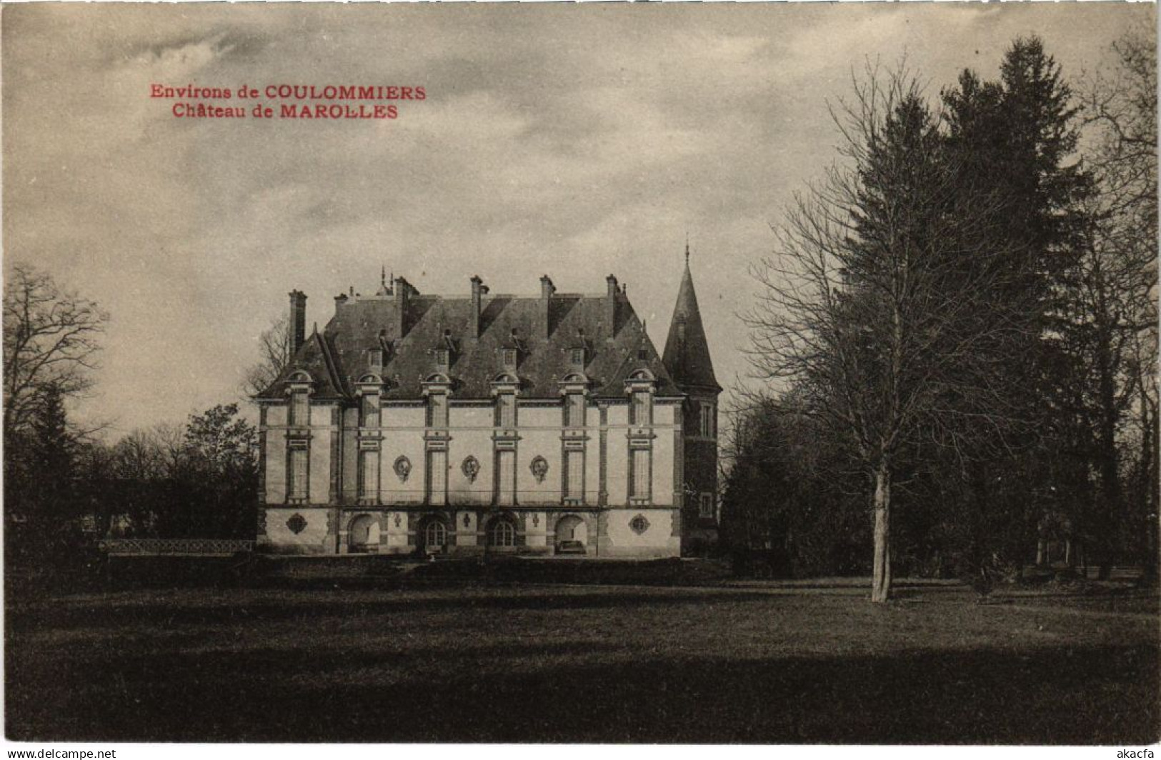 CPA MAROLLES-sur-SEINE Chateau de Marolles (1299304)