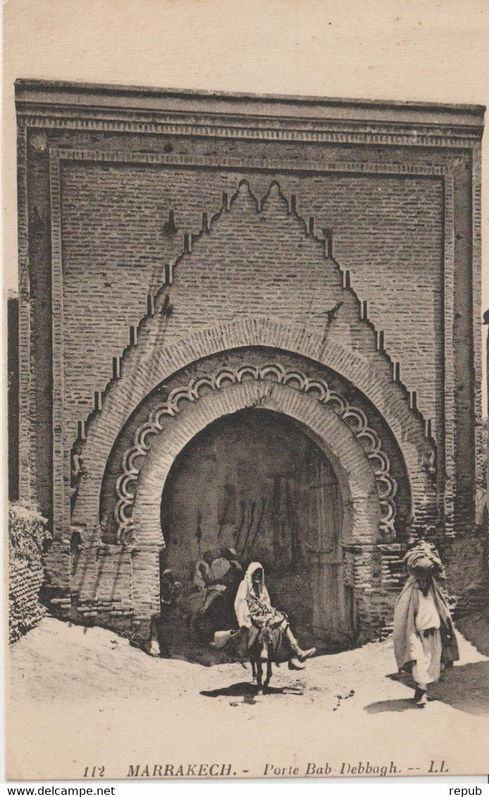 CPA Marrakech porte Bab Debbagh