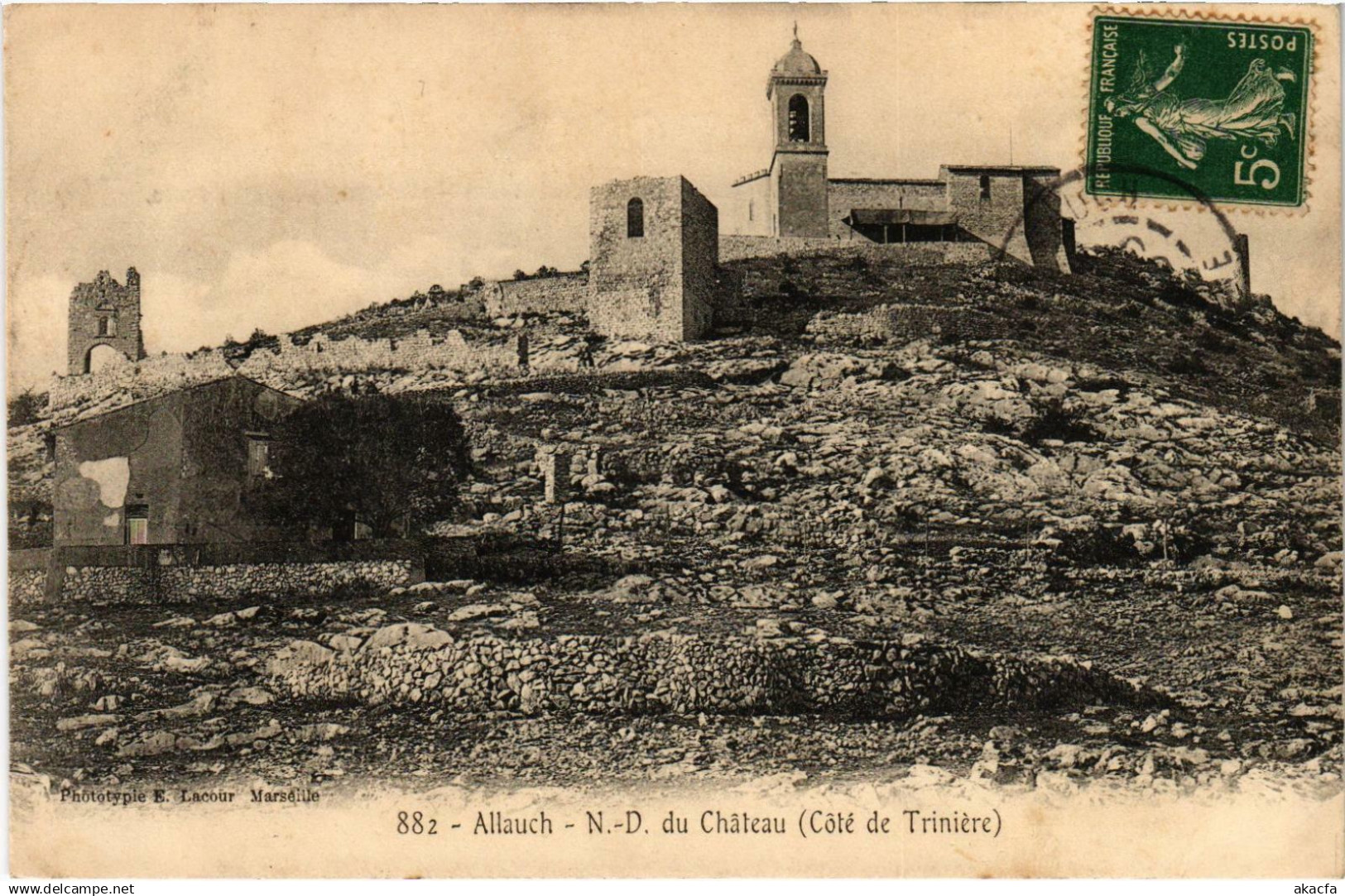 CPA MARSEILLE - Allauch N-D. du Chateau (Cote de Triniere) (986558)