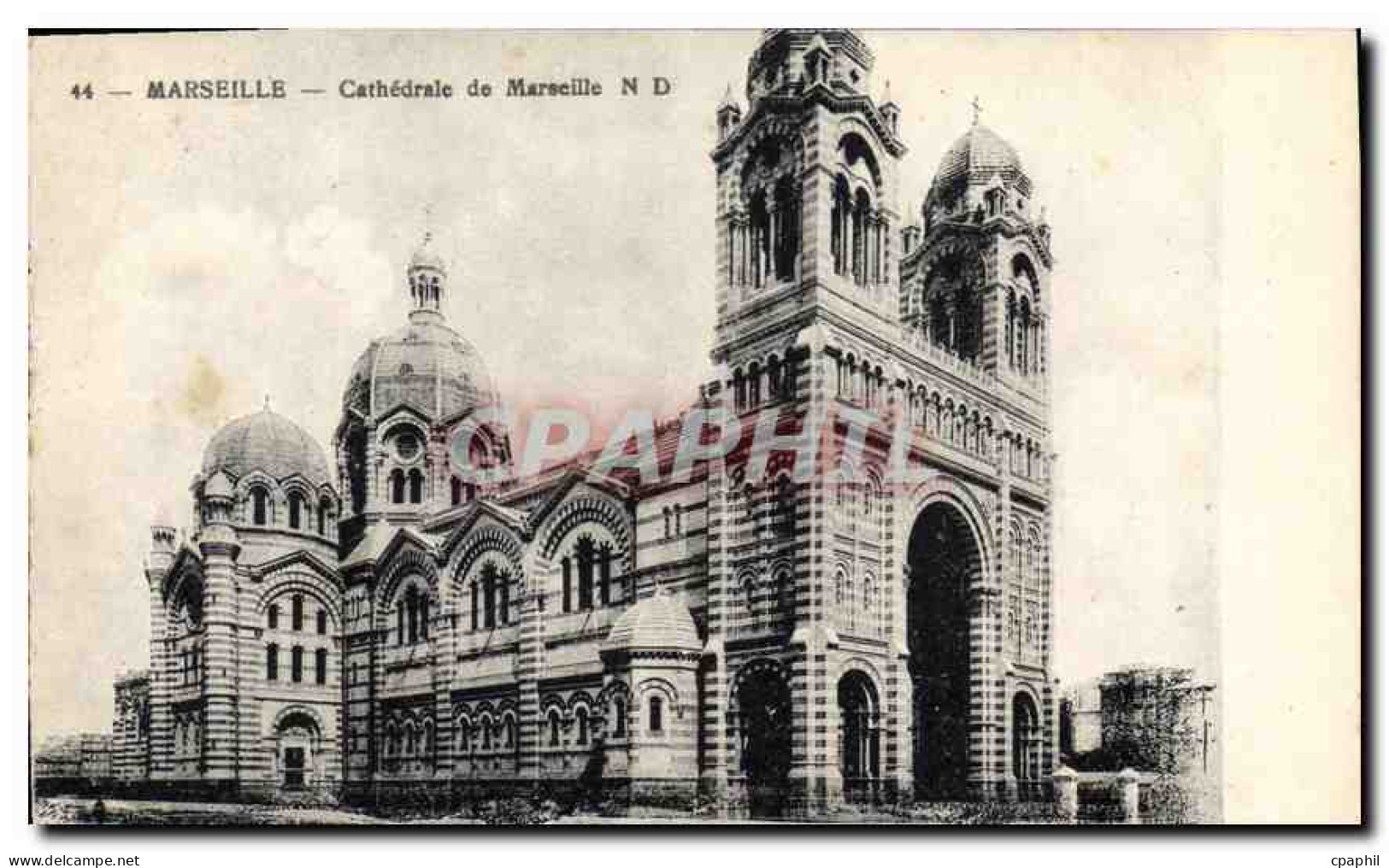 CPA Marseille cathedrale de Marseille