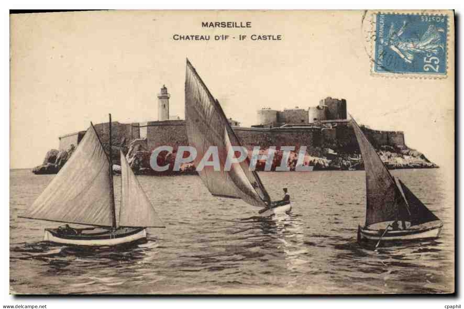 CPA Marseille Chateau d'If If Castle