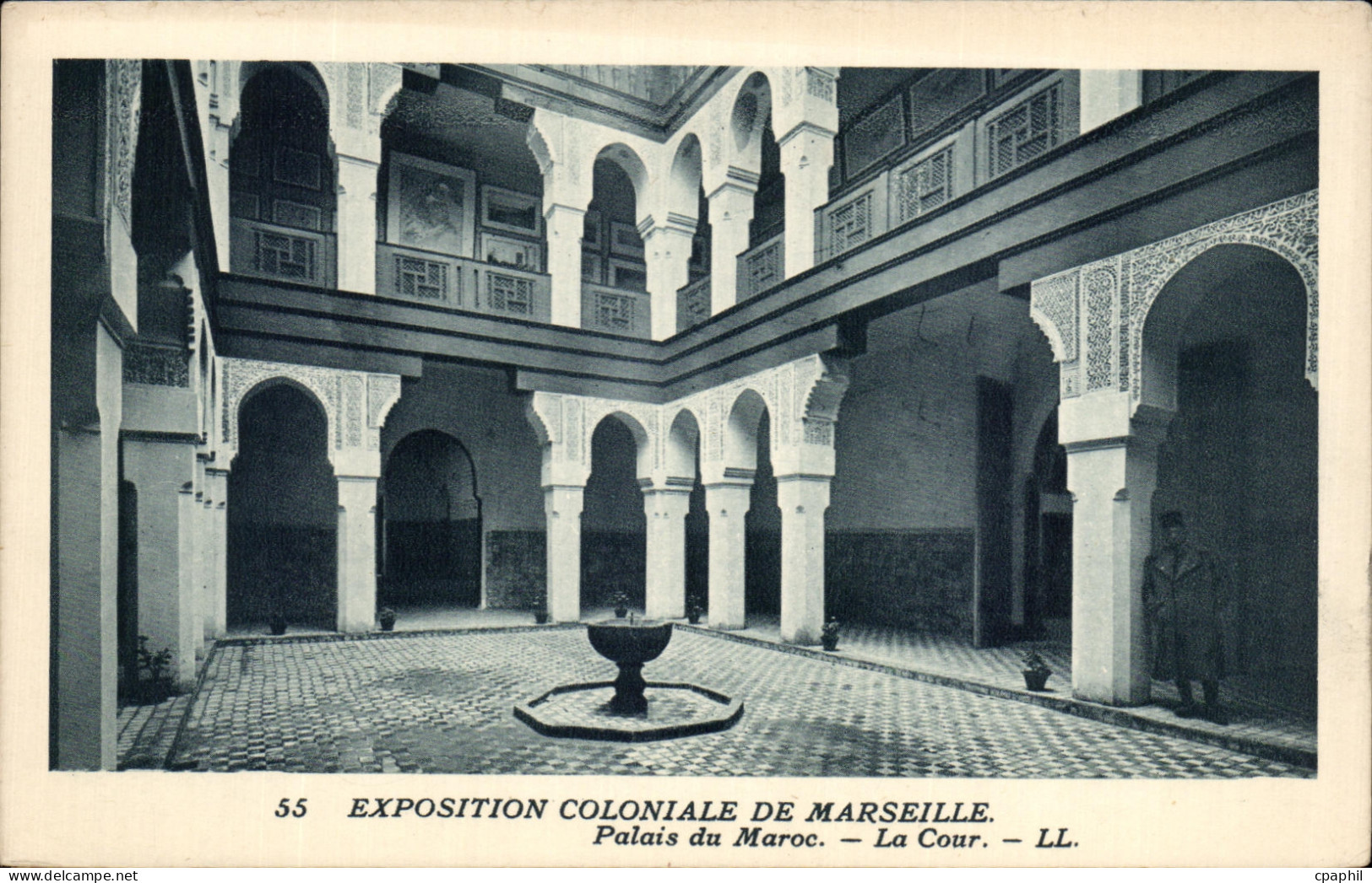 CPA Marseille Coloniale De Marseille Palais du maroc