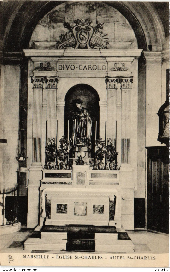 CPA MARSEILLE église St-Charles Autel St-Charles (403218)