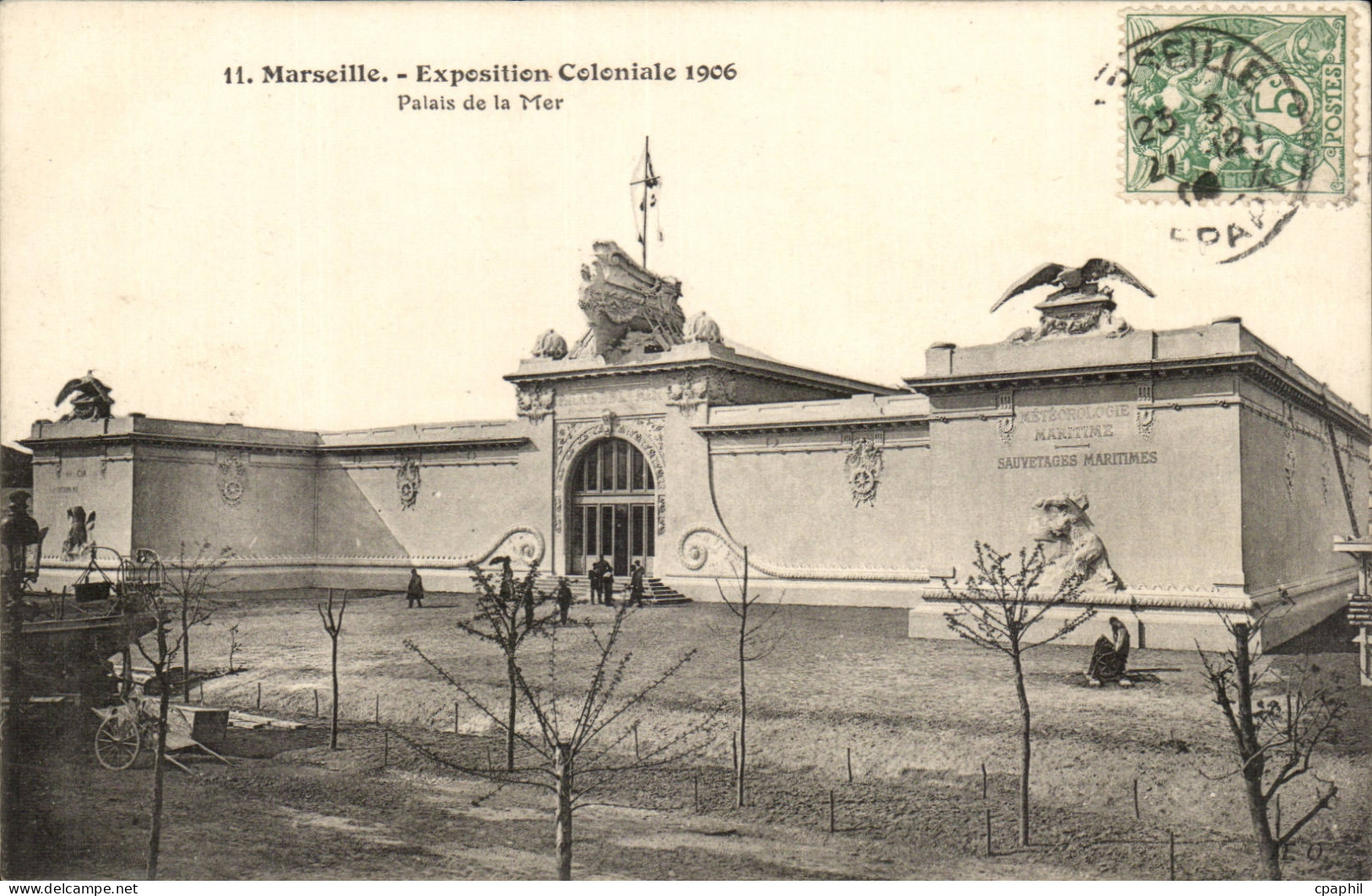 CPA Marseille Exposition coloniale 1906 Palais de la Mer