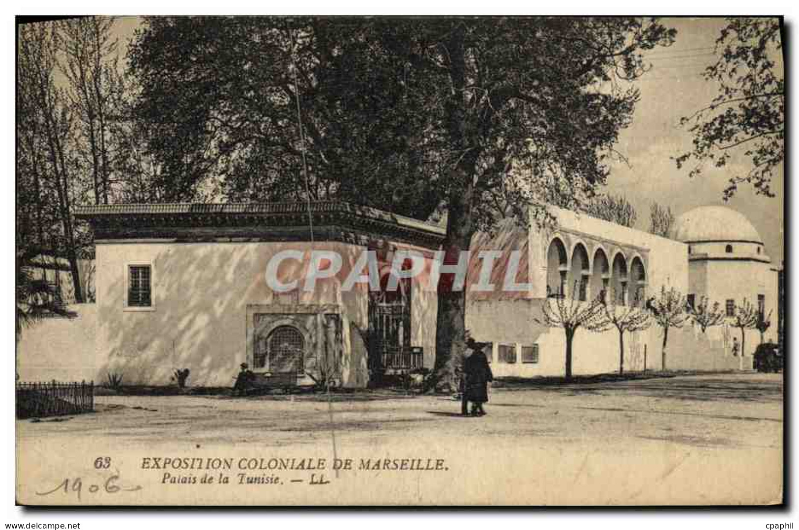 CPA Marseille Exposition Coloniale De Marseille Palais de la Tunisie