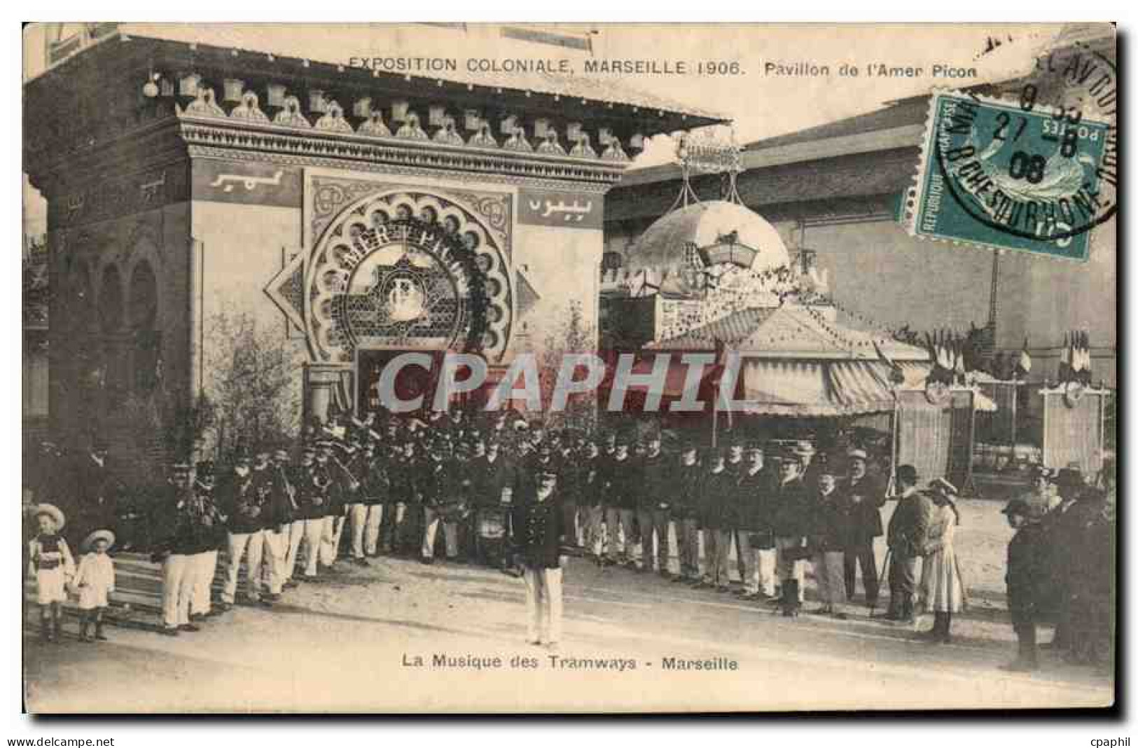 CPA Marseille Exposition coloniale Marseille 1906 Pavillon de l'Amer Picon